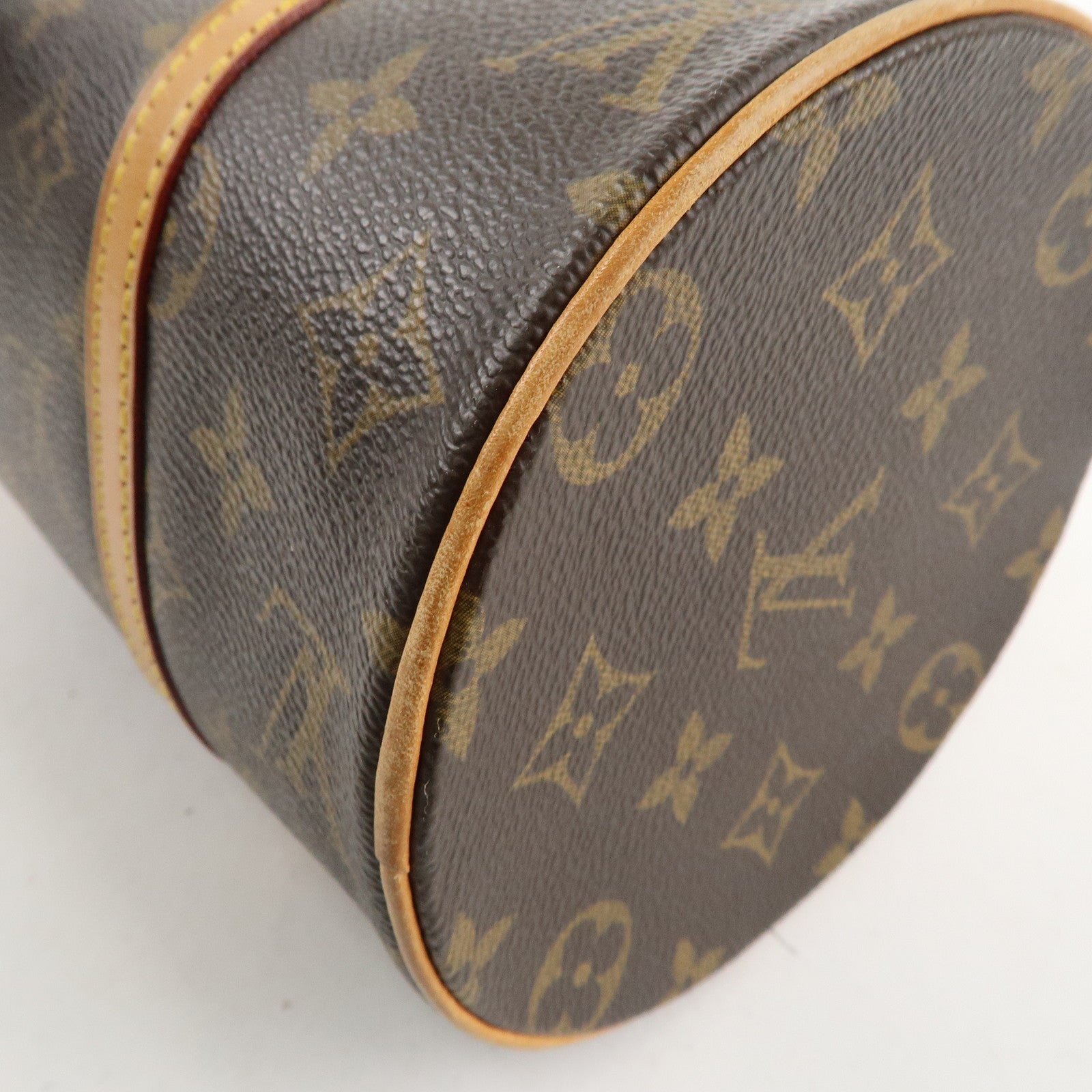 Louis Vuitton Monogram Papillon 26 Hand Bag Brown M51386