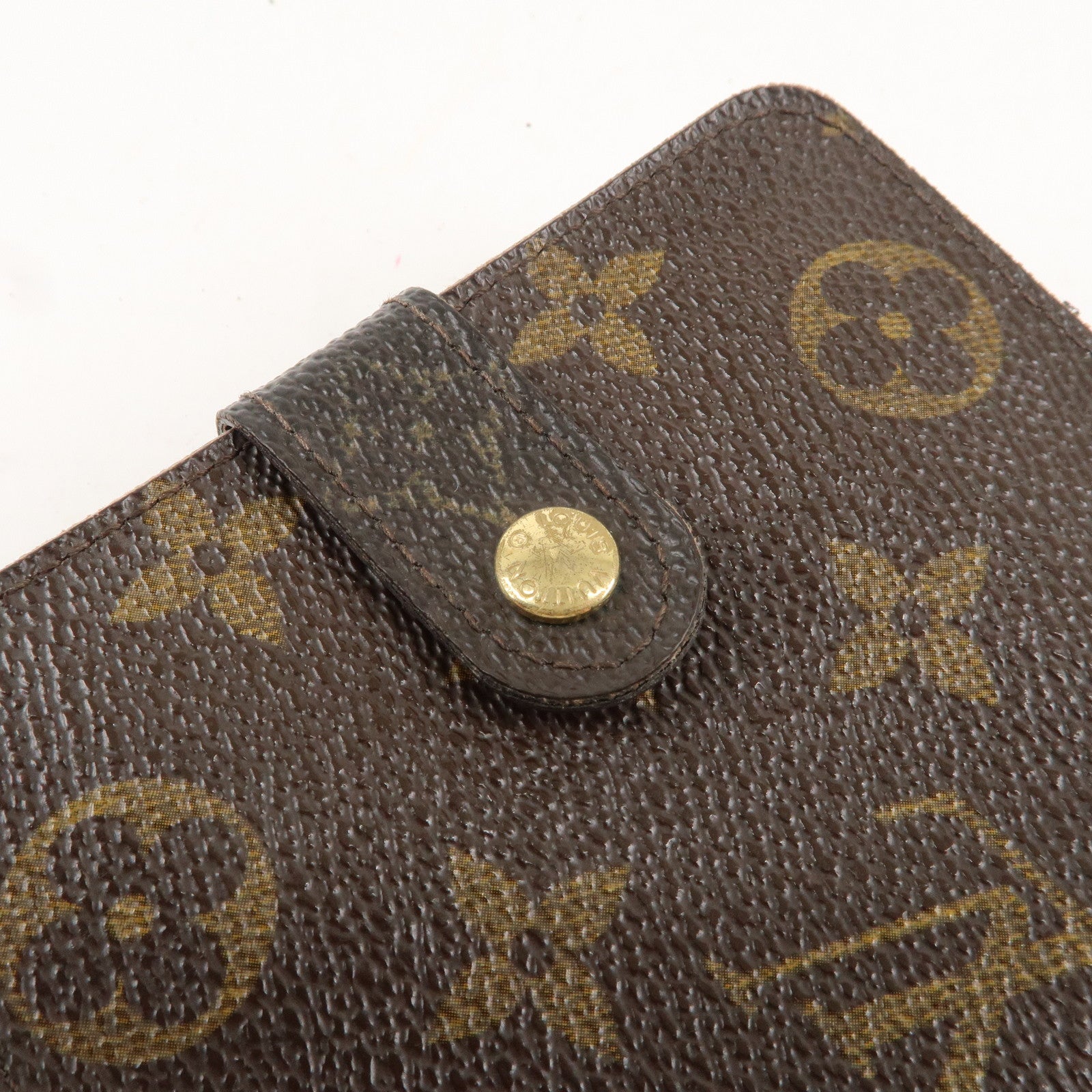 Louis Vuitton Monogram Compact Zip Small Wallet Brown M61667