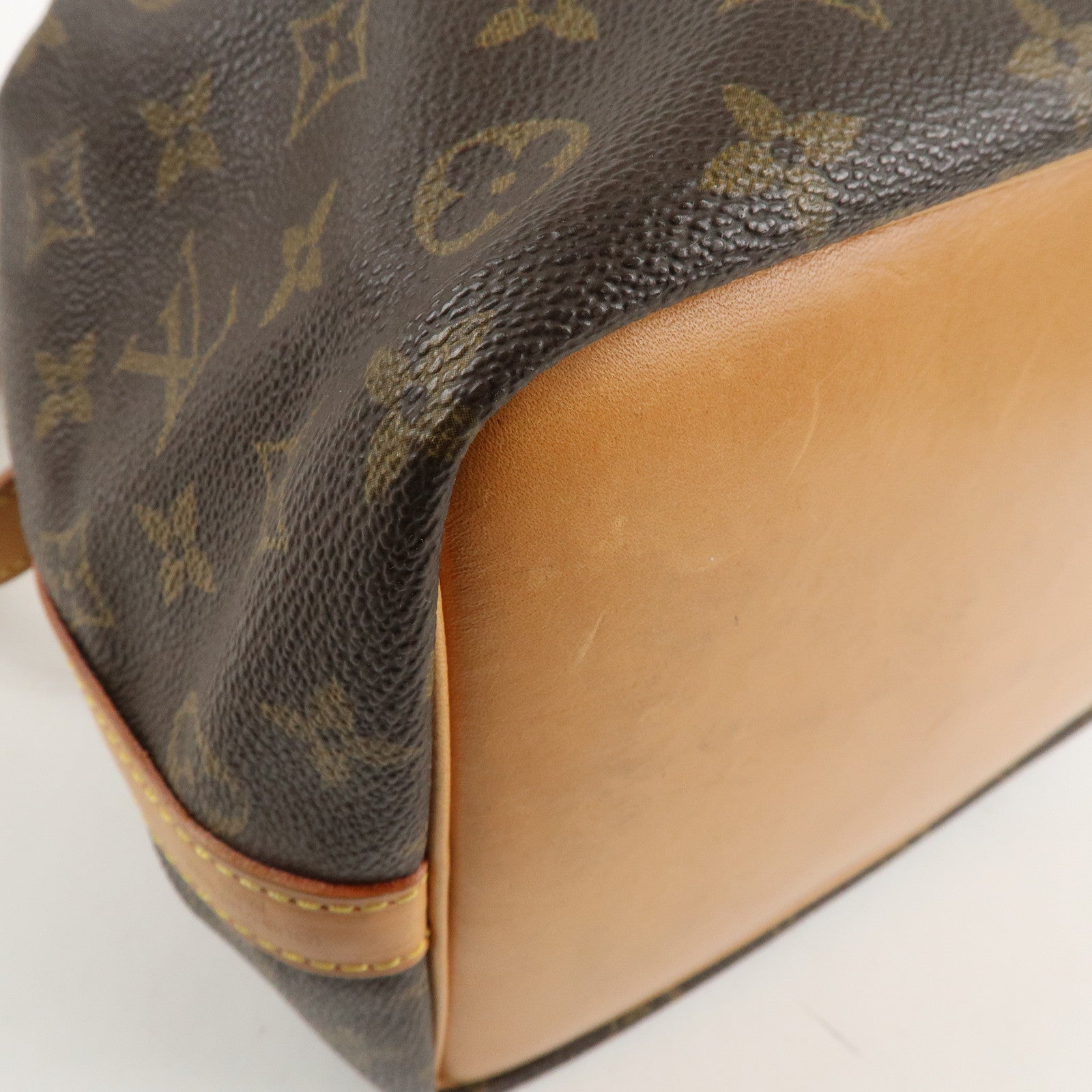 Louis Vuitton Monogram Petit Noe Shoulder Bag Brown M42226