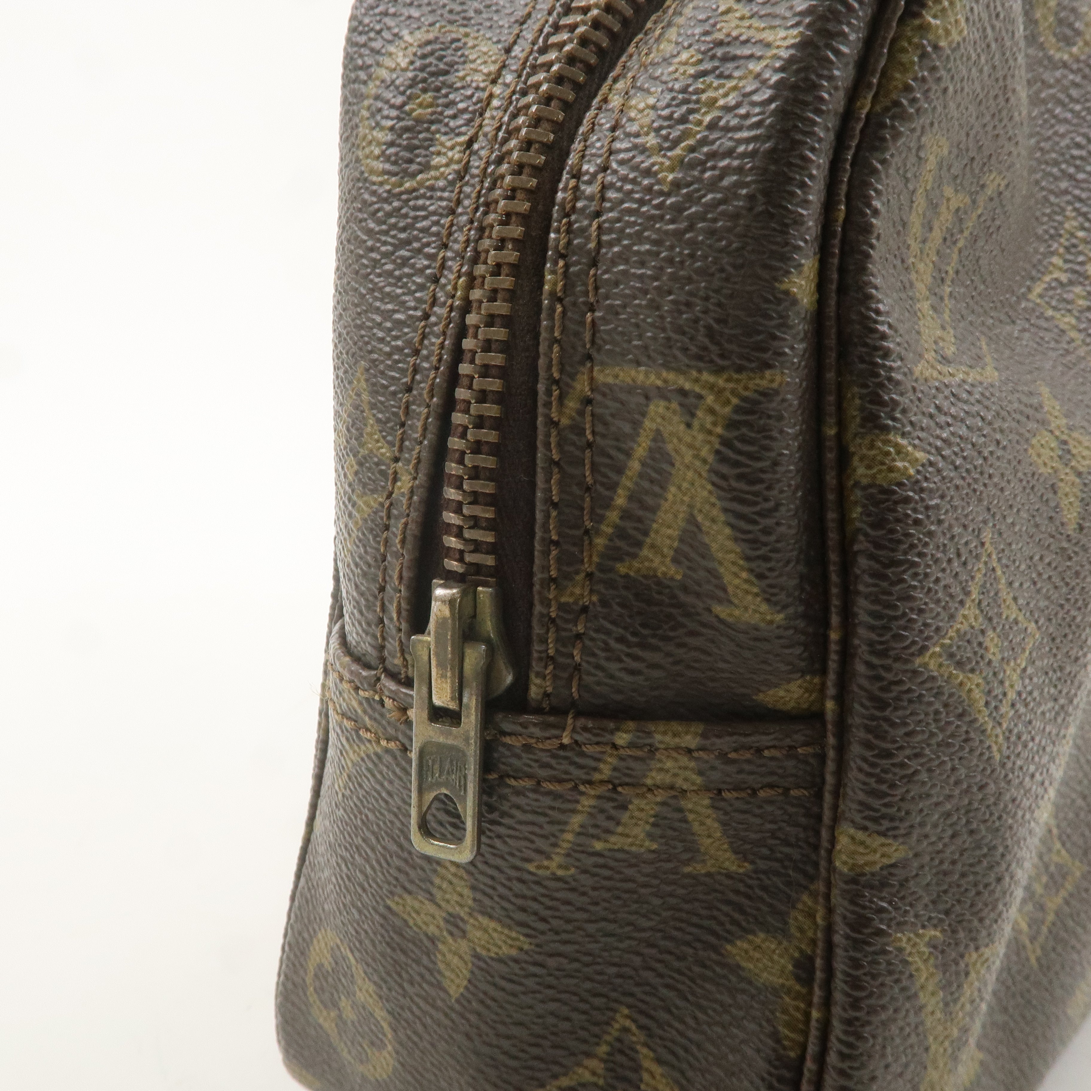 Louis Vuitton Monogram Trousse Toilette 28 Pouch Brown M47522