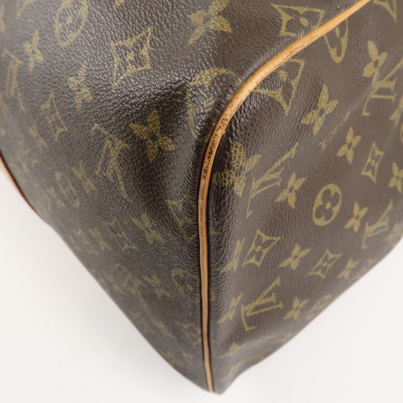 Louis Vuitton Monogram Sac Souple 55 Boston Bag Brown M41622