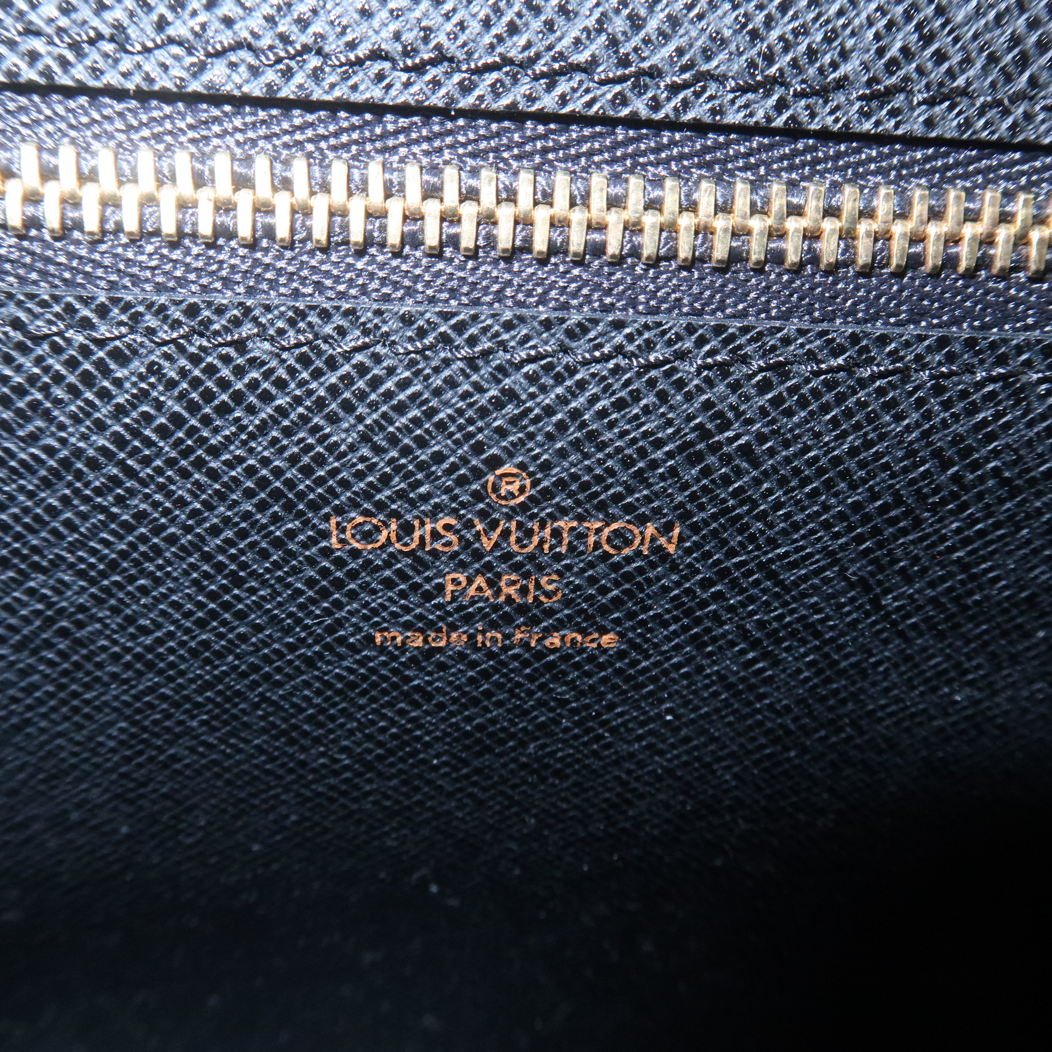 Louis Vuitton Epi Arts Deco Clutch Bag Purse Noir M52632