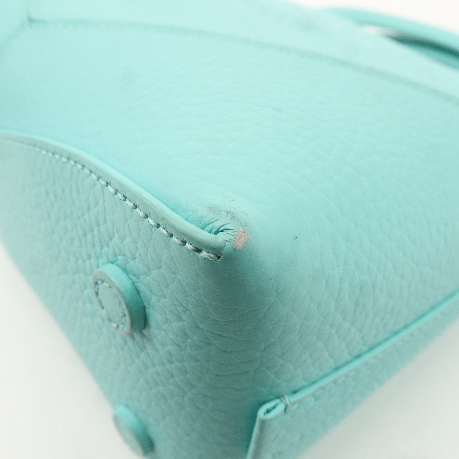 Tiffany&Co. Leather Return to Tiffany Mini Tote Bag Tiffany Blue