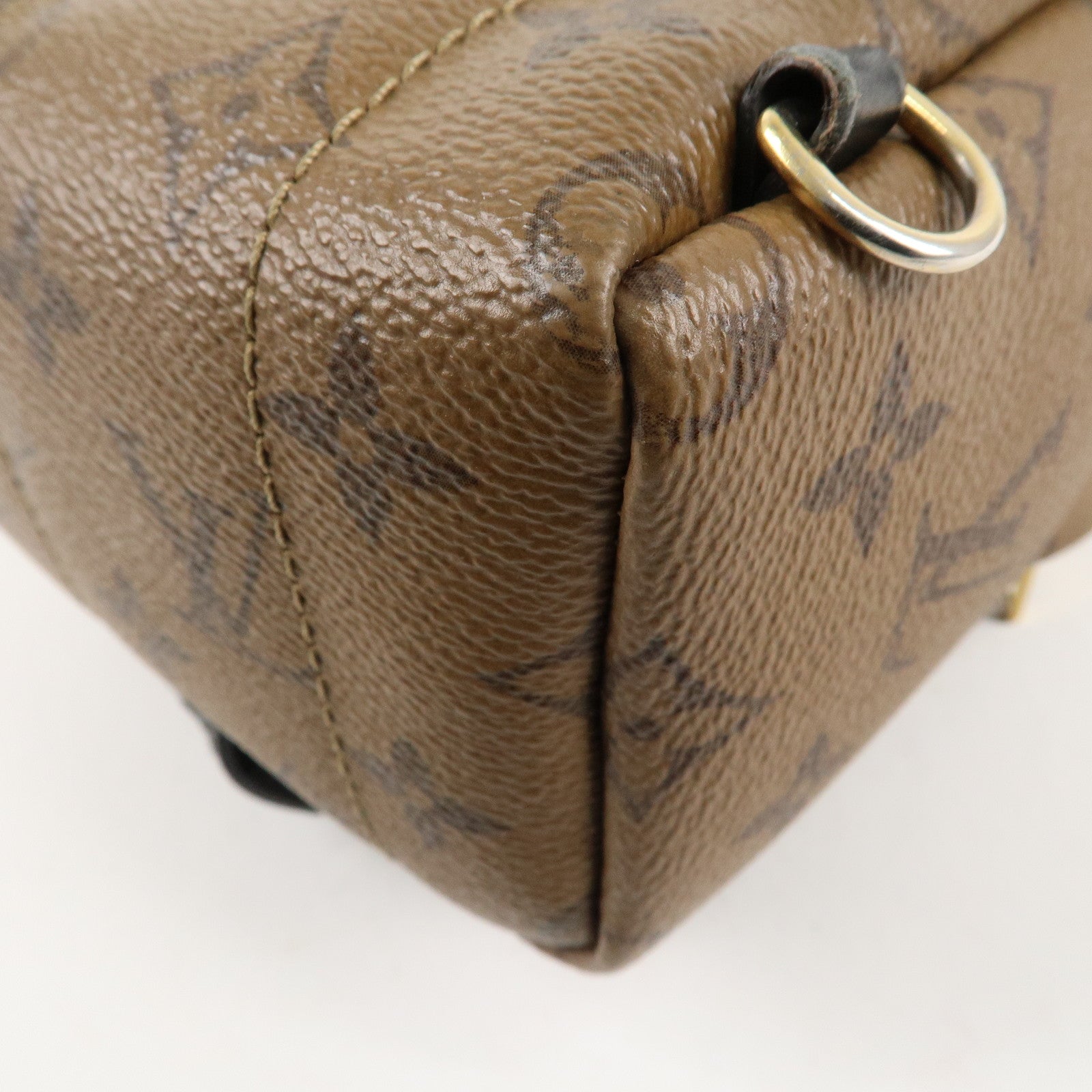 Louis Vuitton Monogram Reverse Palm Springs MINI Back Pack M44872