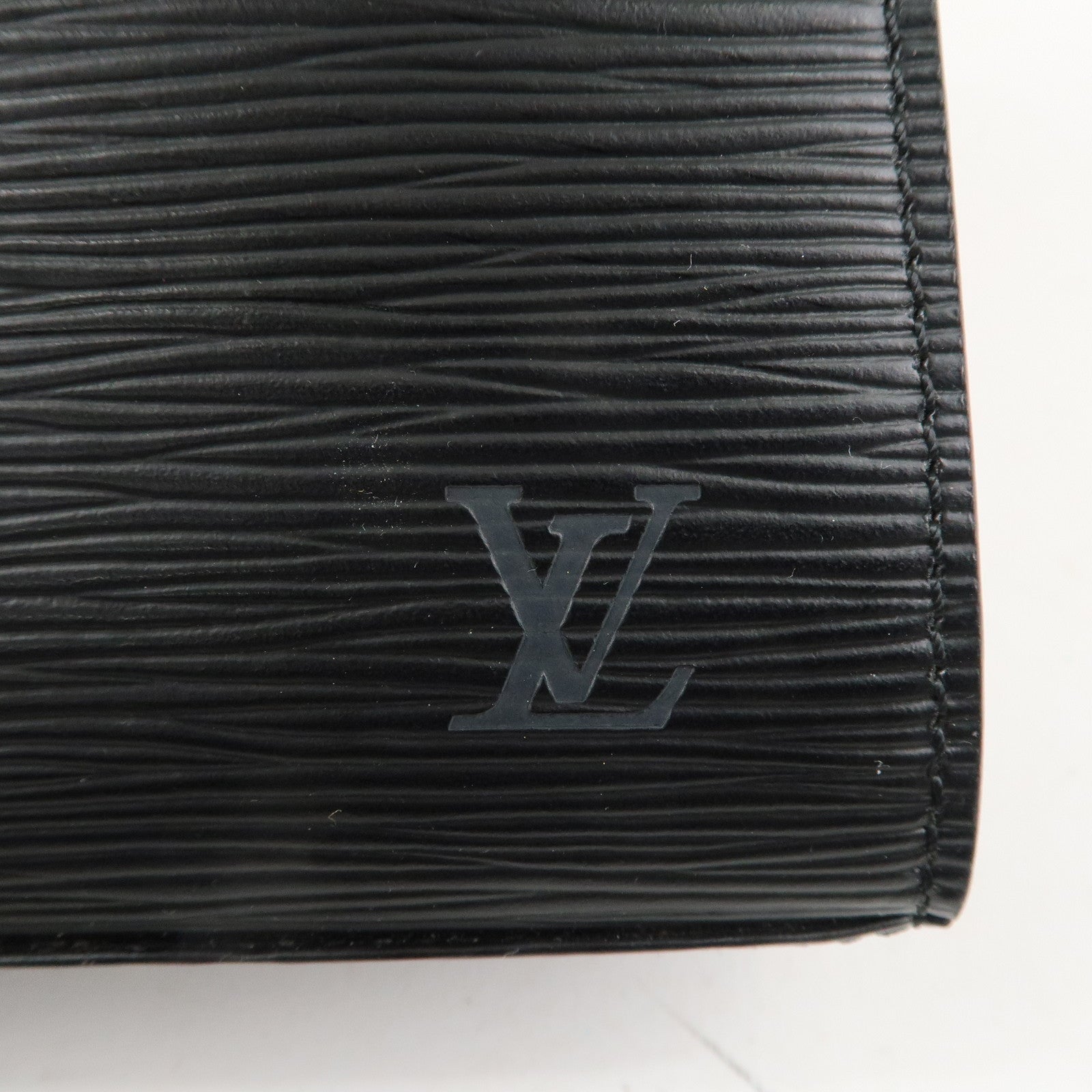 Louis Vuitton Epi Leather Malesherbes Hand Bag Black M52372