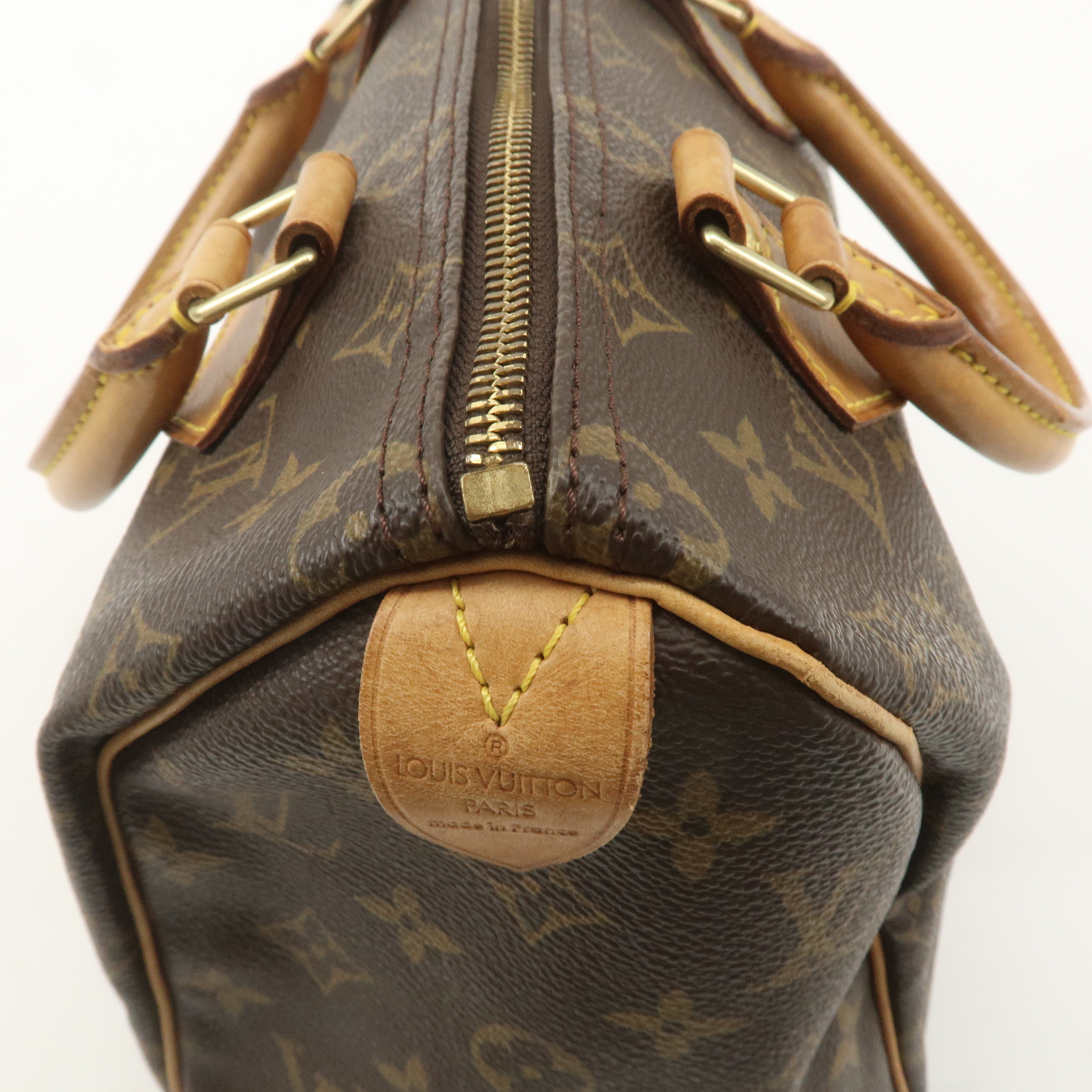 Louis Vuitton Monogram Speedy 25 Hand Bag Boston Bag M41528