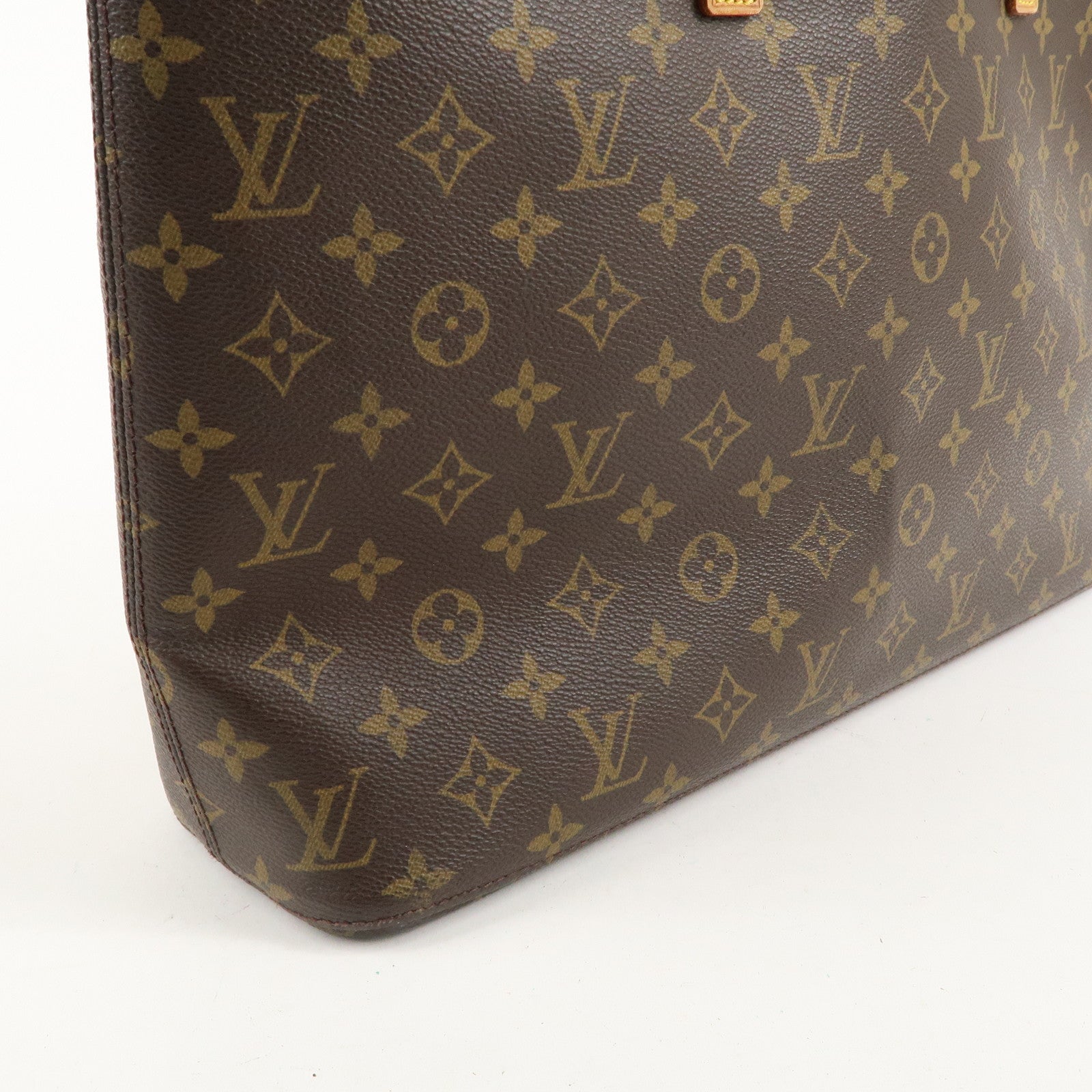 Louis Vuitton Monogram Luco Tote Bag Shoulder Bag Brown M51155