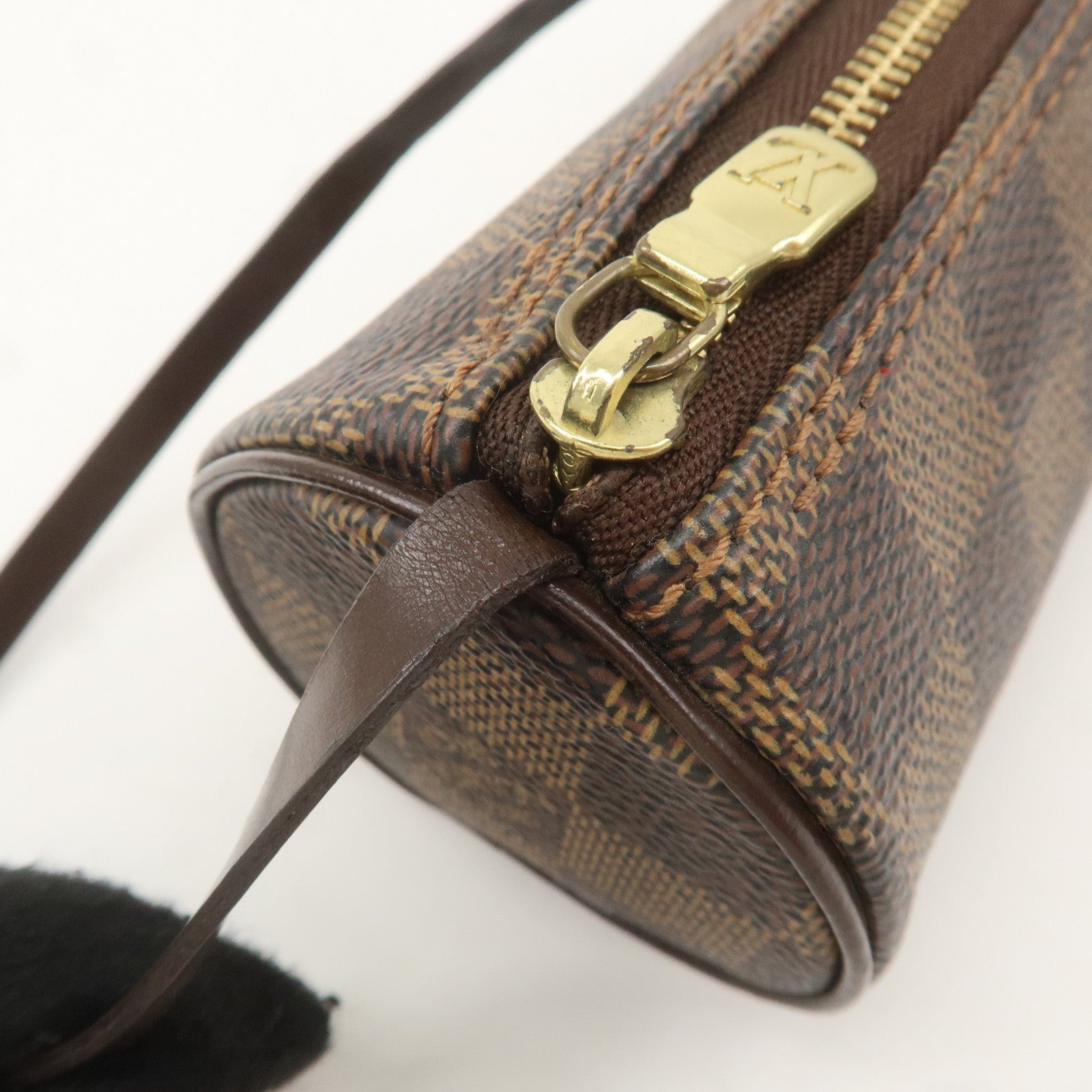 Louis Vuitton Damier Mini Pouch for Papillon Bag Brown