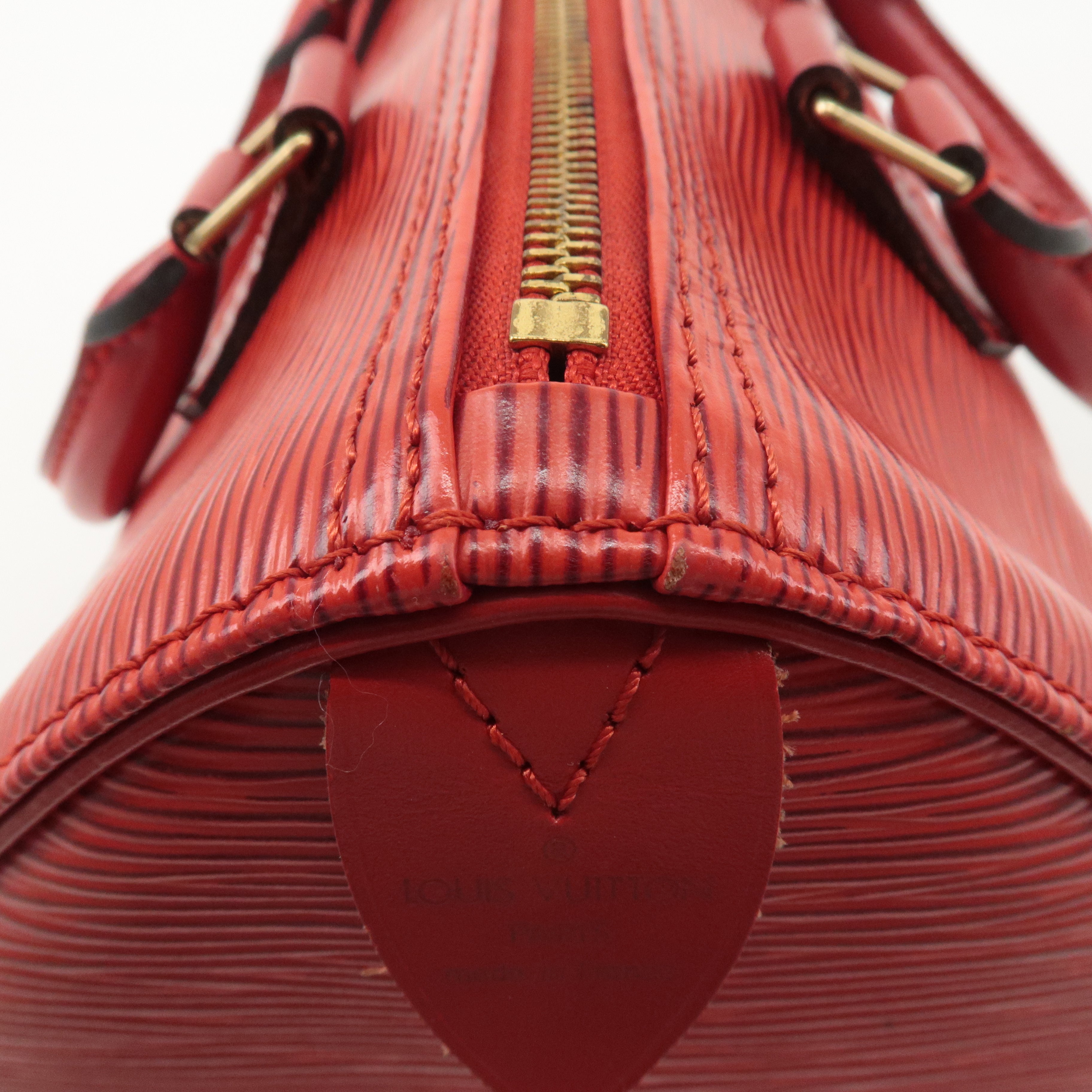 Louis Vuitton Epi Speedy 25 Hand Bag Castilian Red M43017