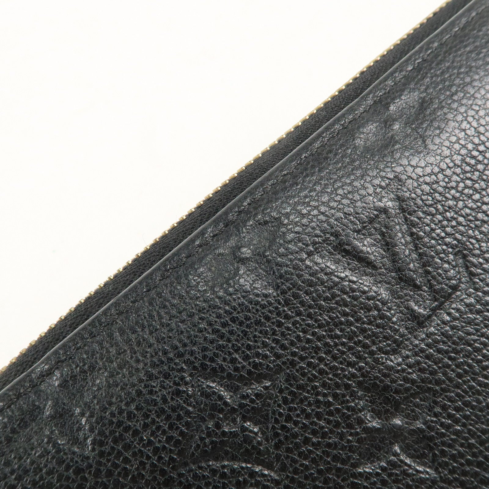 Louis Vuitton Monogram Empreinte Zippy Wallet Noir M61864