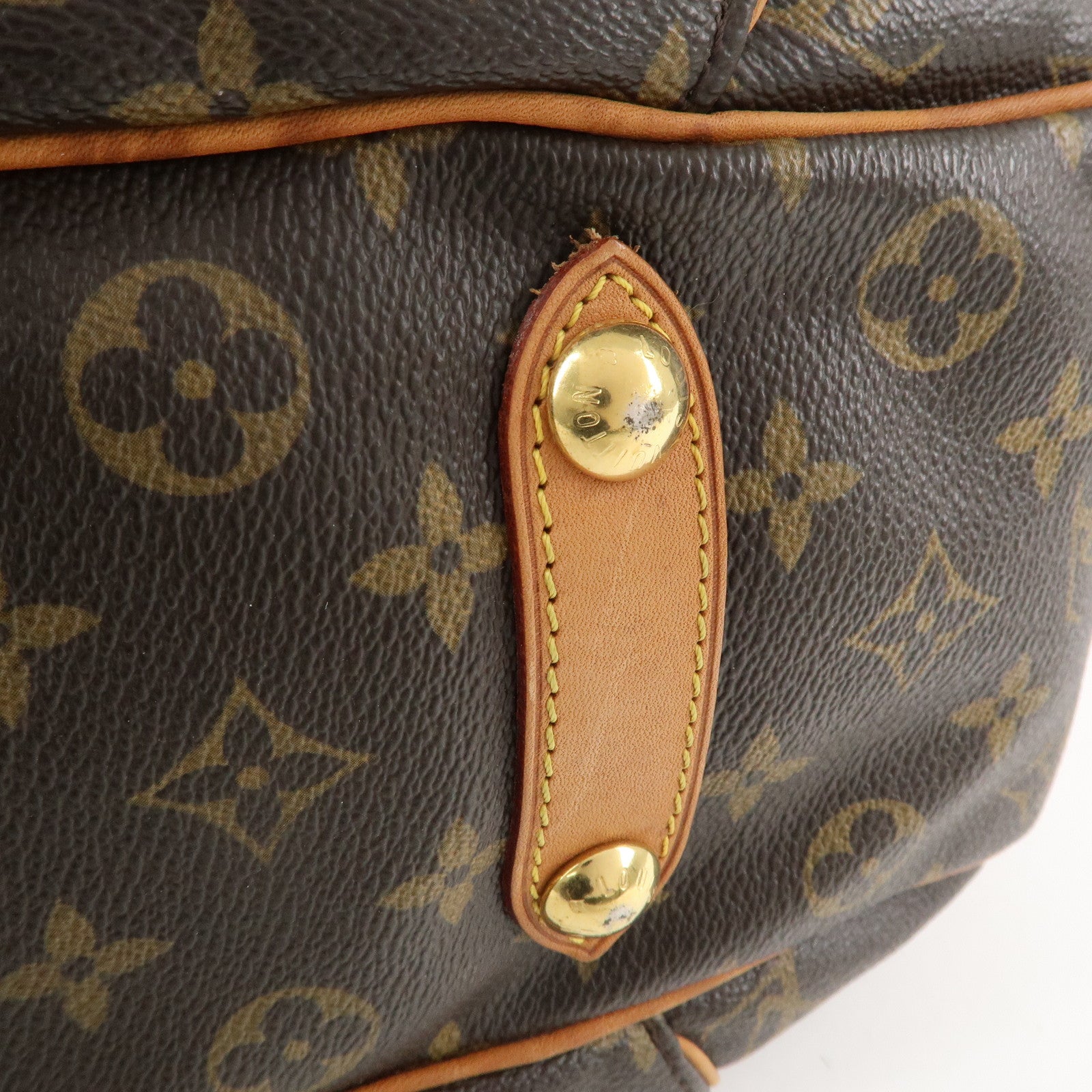 Louis Vuitton Monogram Galliera PM Shoulder Bag Brown M56382