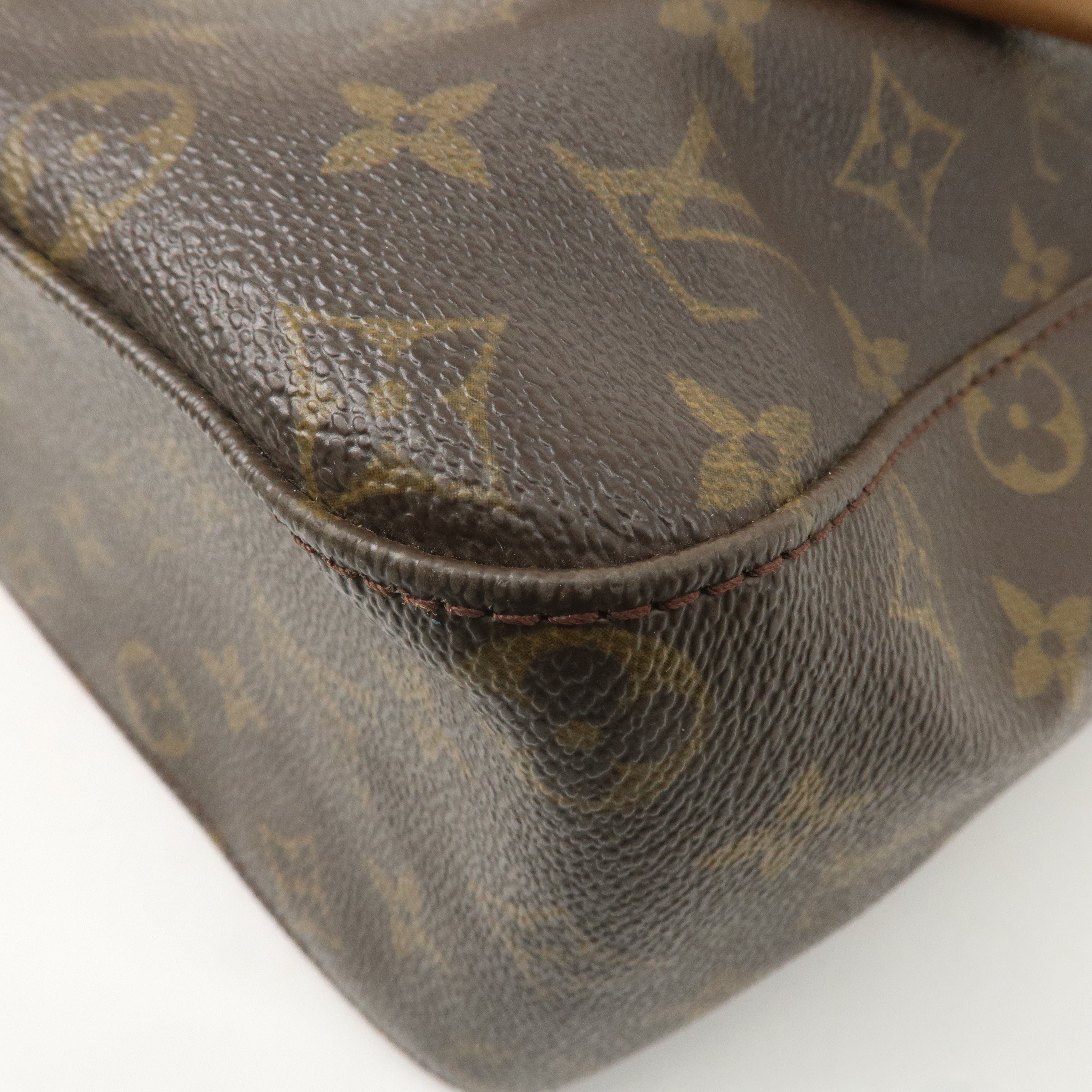 Louis Vuitton Monogram Looping GM Shoulder Bag Brown M51145