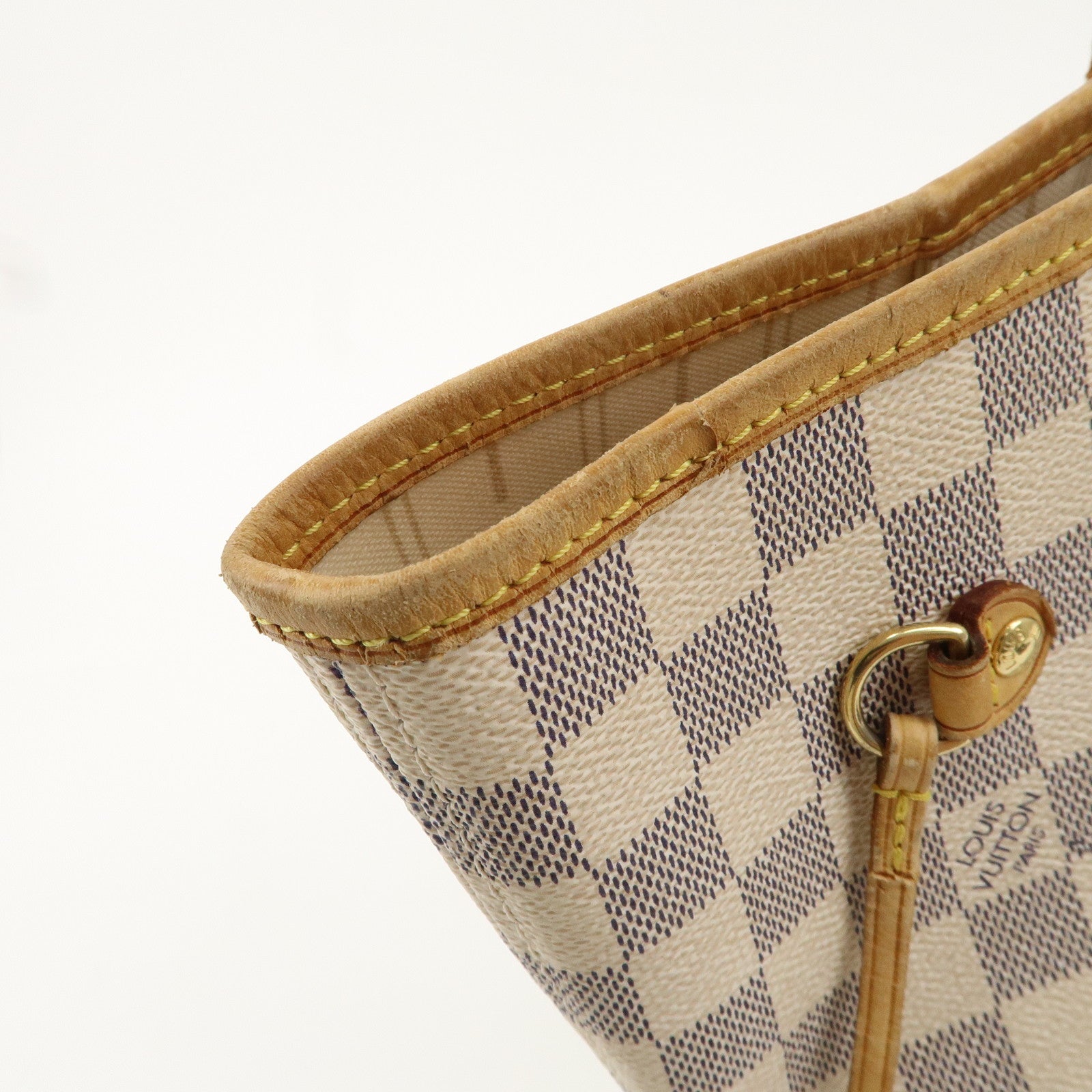 Louis Vuitton Damier Azur Neverfull MM Tote Bag N51107