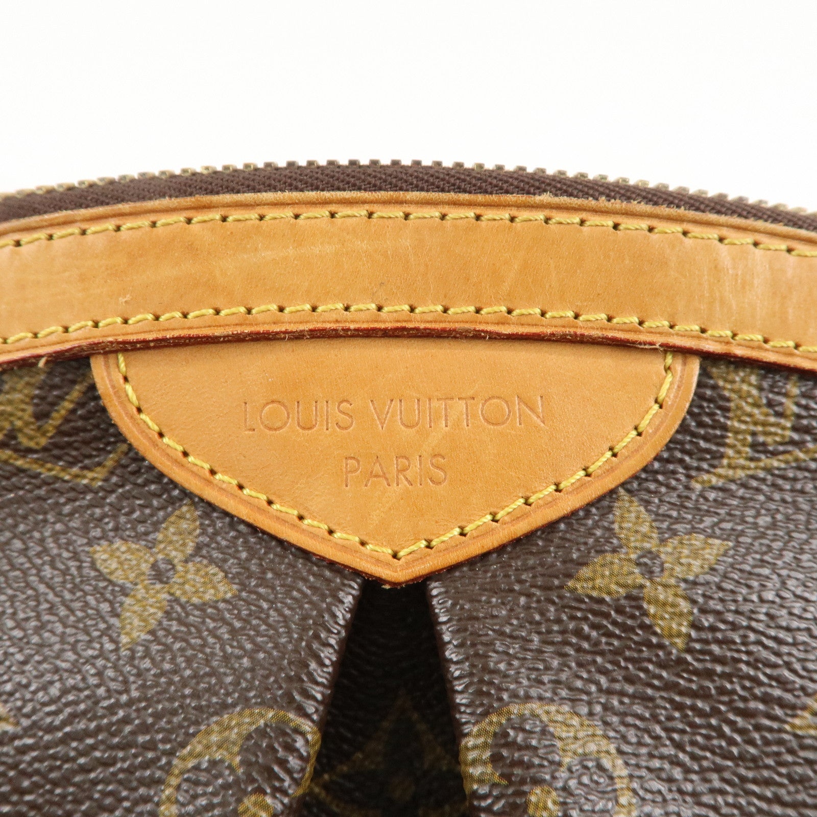 Louis Vuitton Monogram Tivoli PM Hand Bag Brown M40143