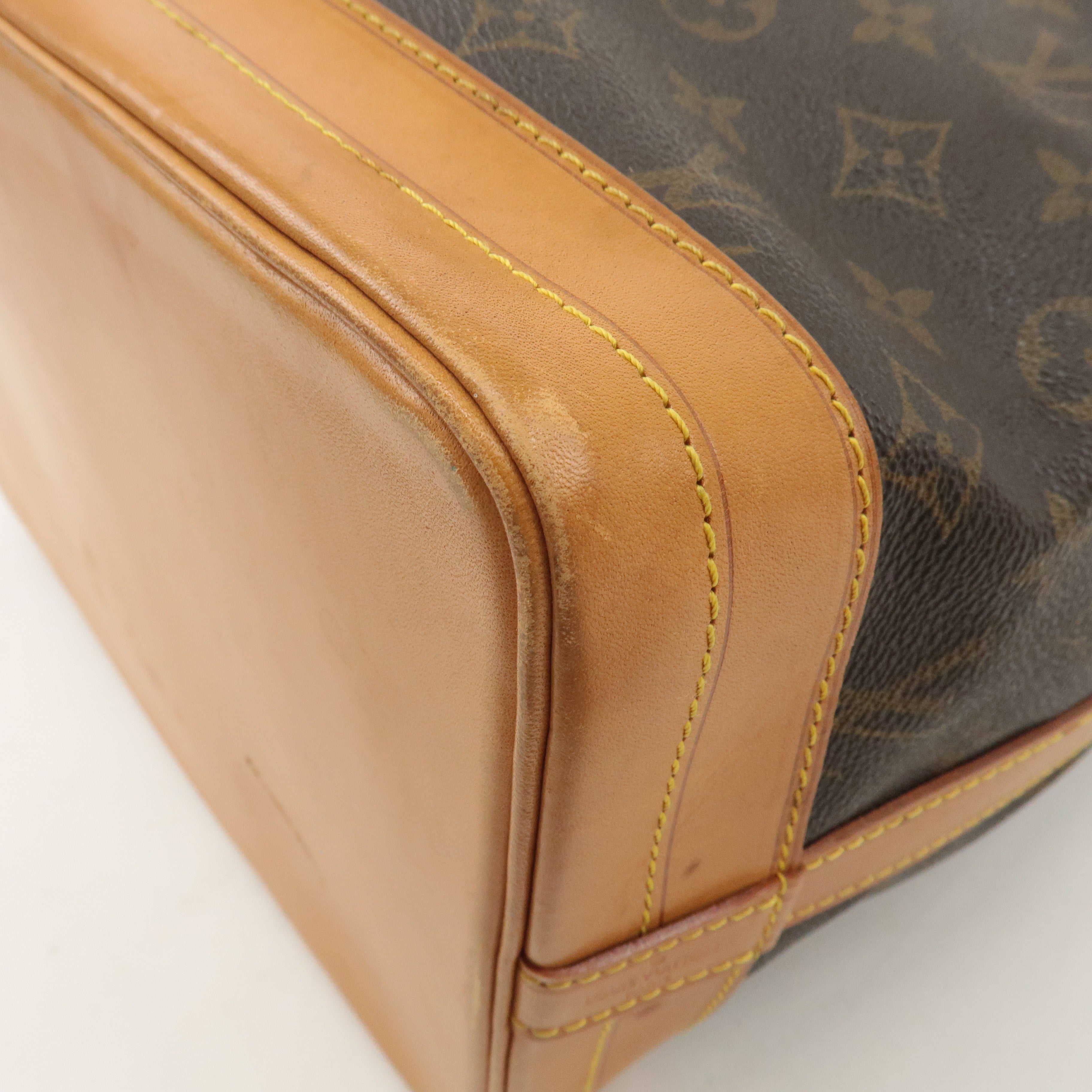 Louis Vuitton Monogram Noe Shoulder Bag Hand Bag Brown M42224