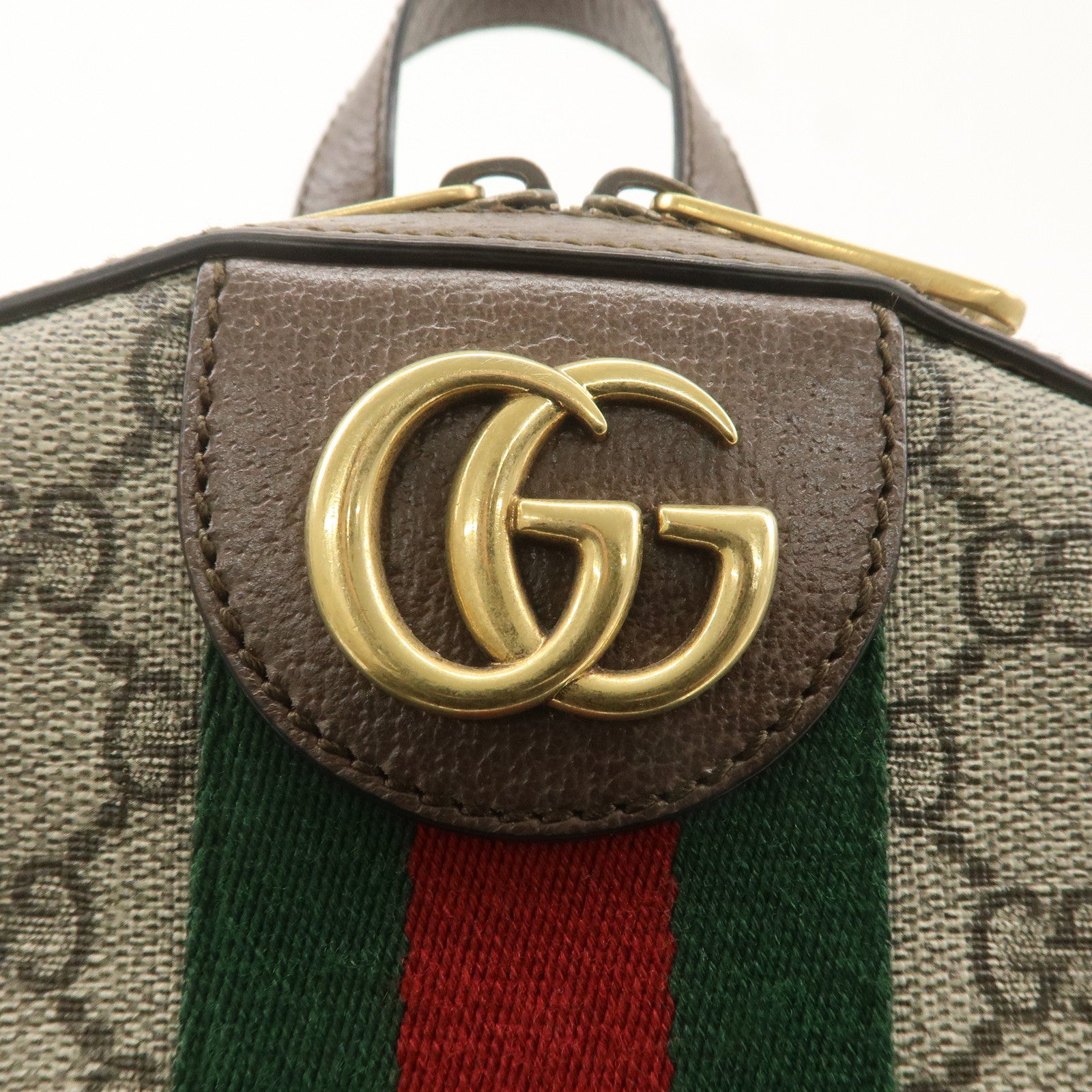 GUCCI Ophidia Sherry GG Supreme Leather GG Small Back Pack 547965