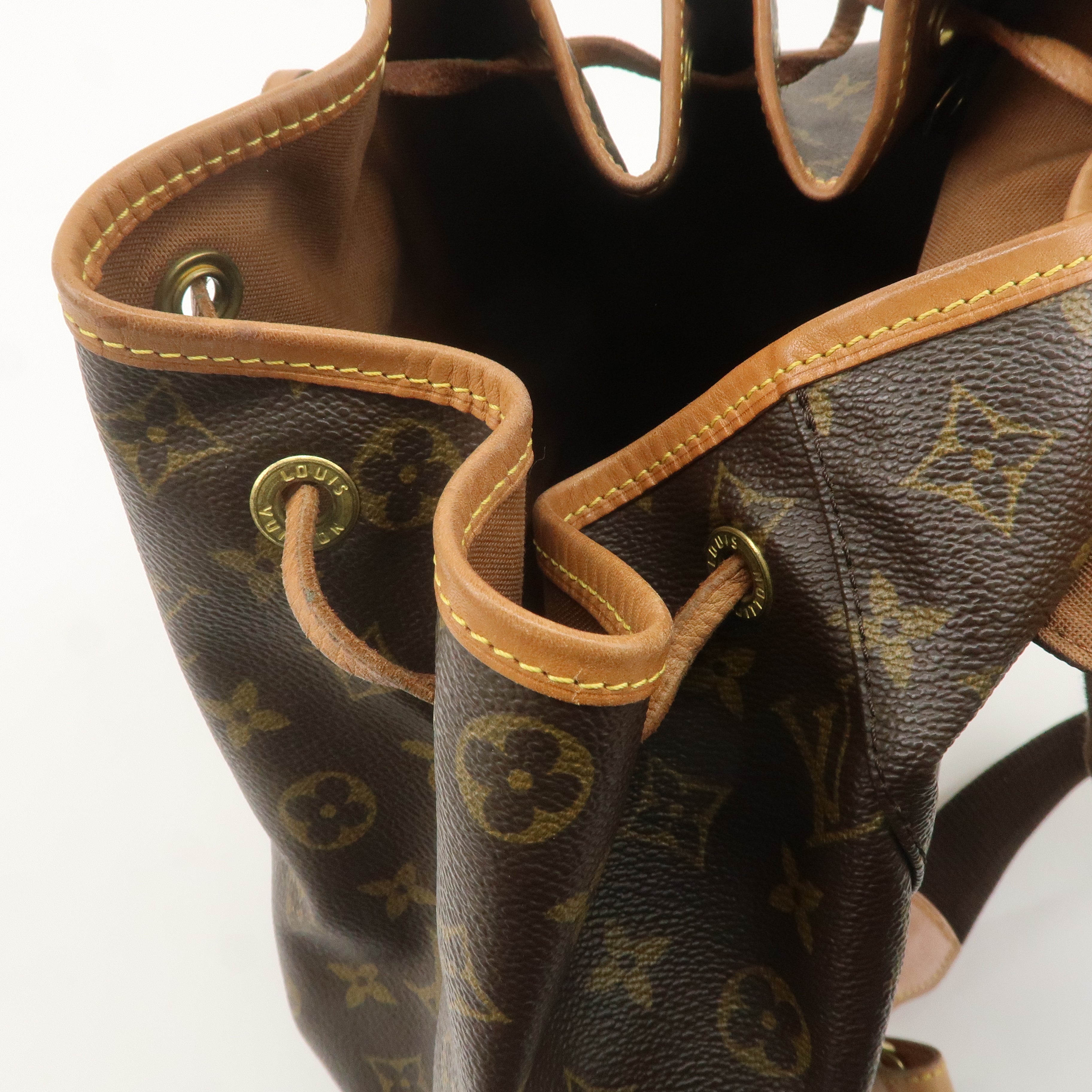 Louis Vuitton Monogram Montsouris GM Back Pack Brown M51135