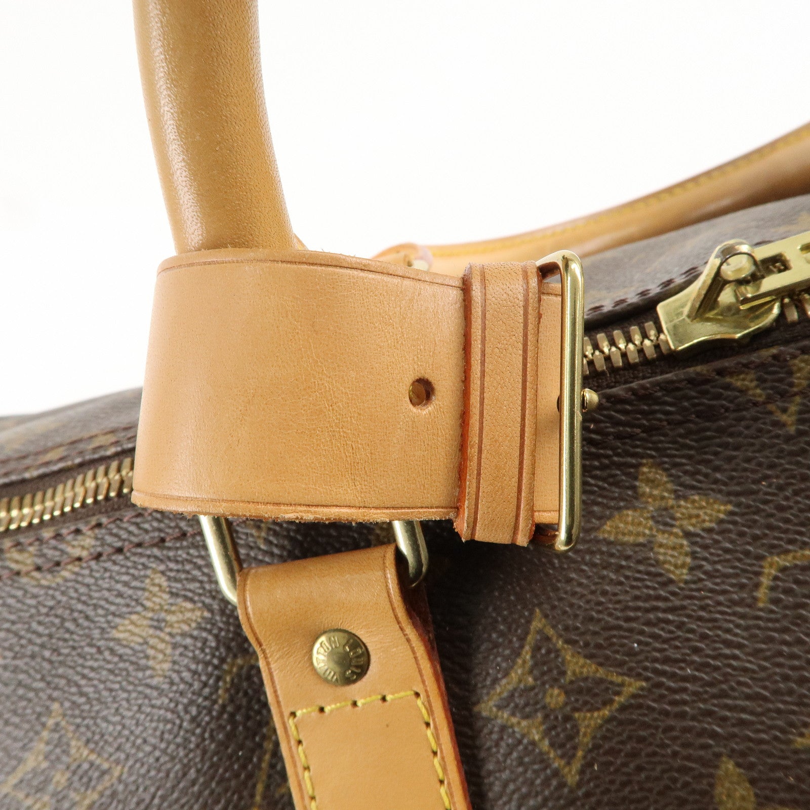 Louis Vuitton Monogram Keep All Bandouliere 55 Boston Bag M41414