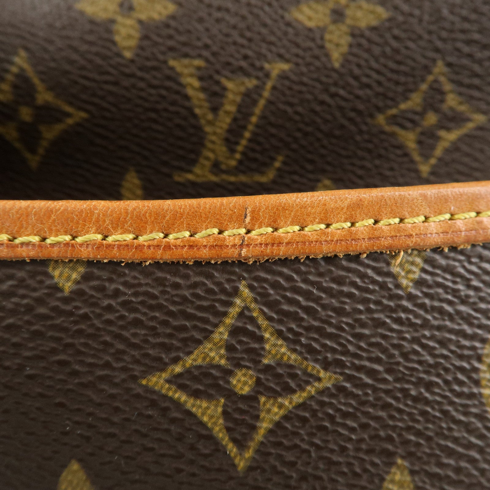 Louis Vuitton Monogram Deauville Hand Bag Brown M47270