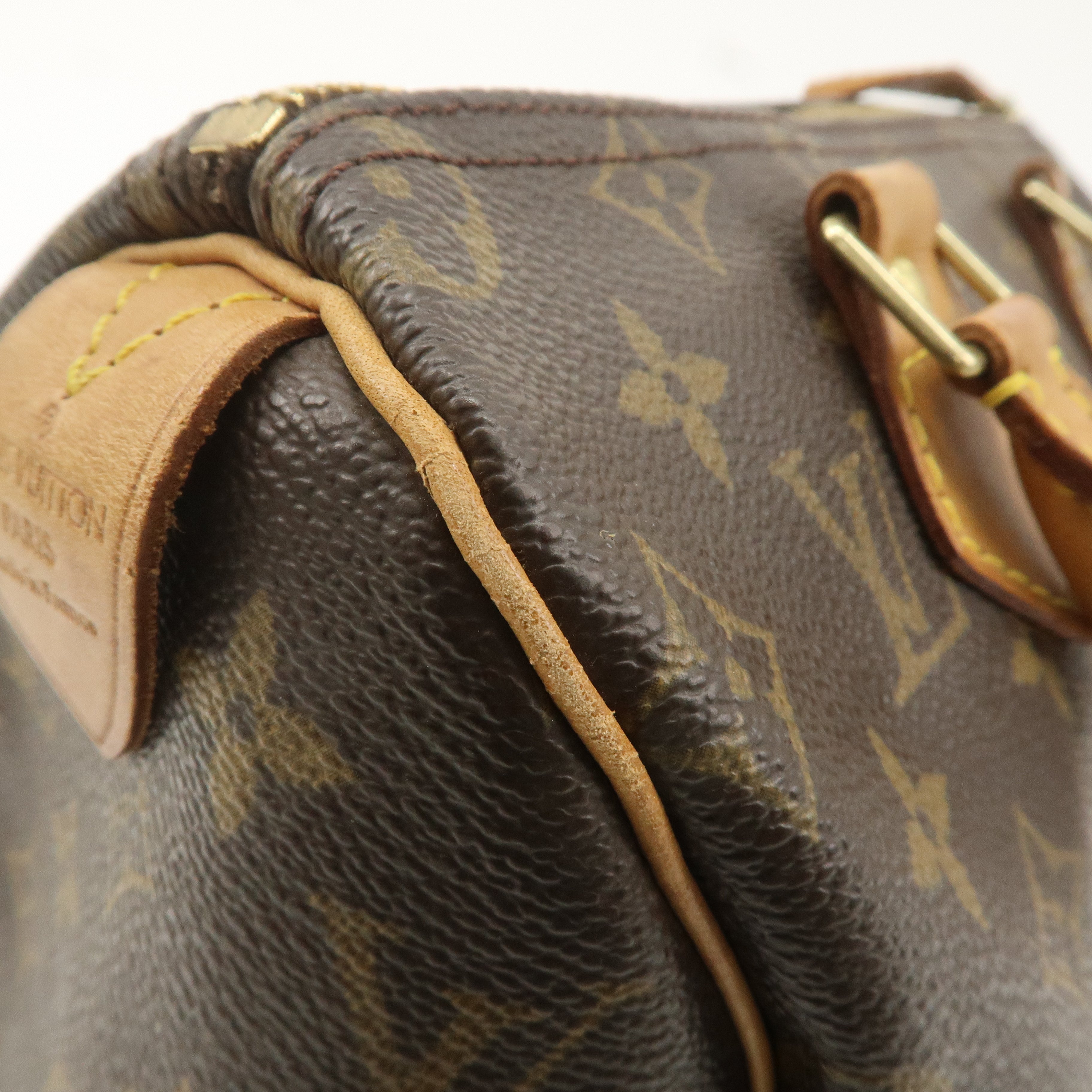 Louis Vuitton Monogram Speedy 25 Hand Bag Boston Bag M41528