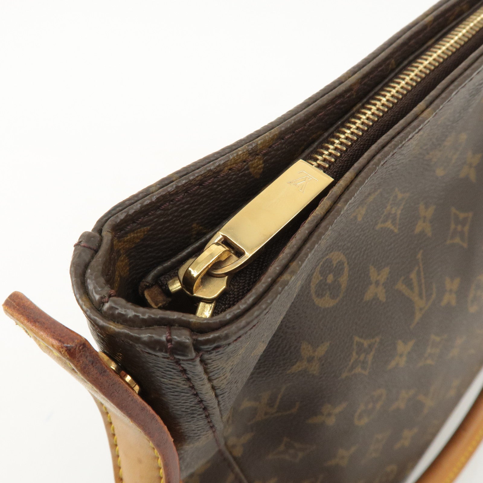 Louis Vuitton Monogram Looping GM Shoulder Bag Brown M51145