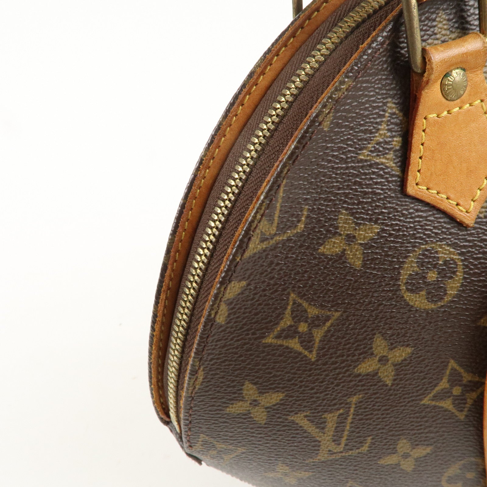 Louis Vuitton Monogram Ellipse PM Hand Bag Brown M51127