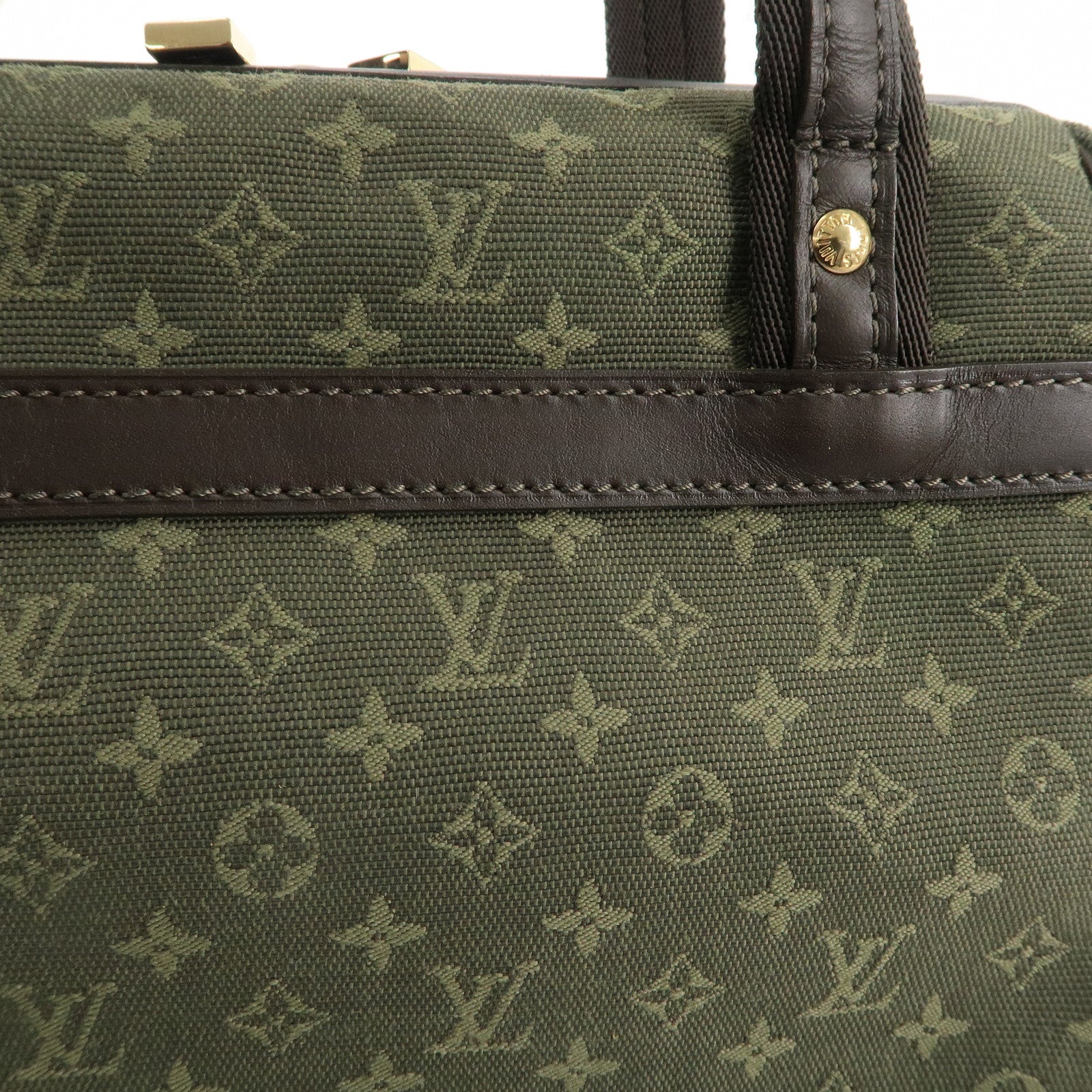 Louis Vuitton Monogram Mini Josephine PM Hand Bag Khaki M92415