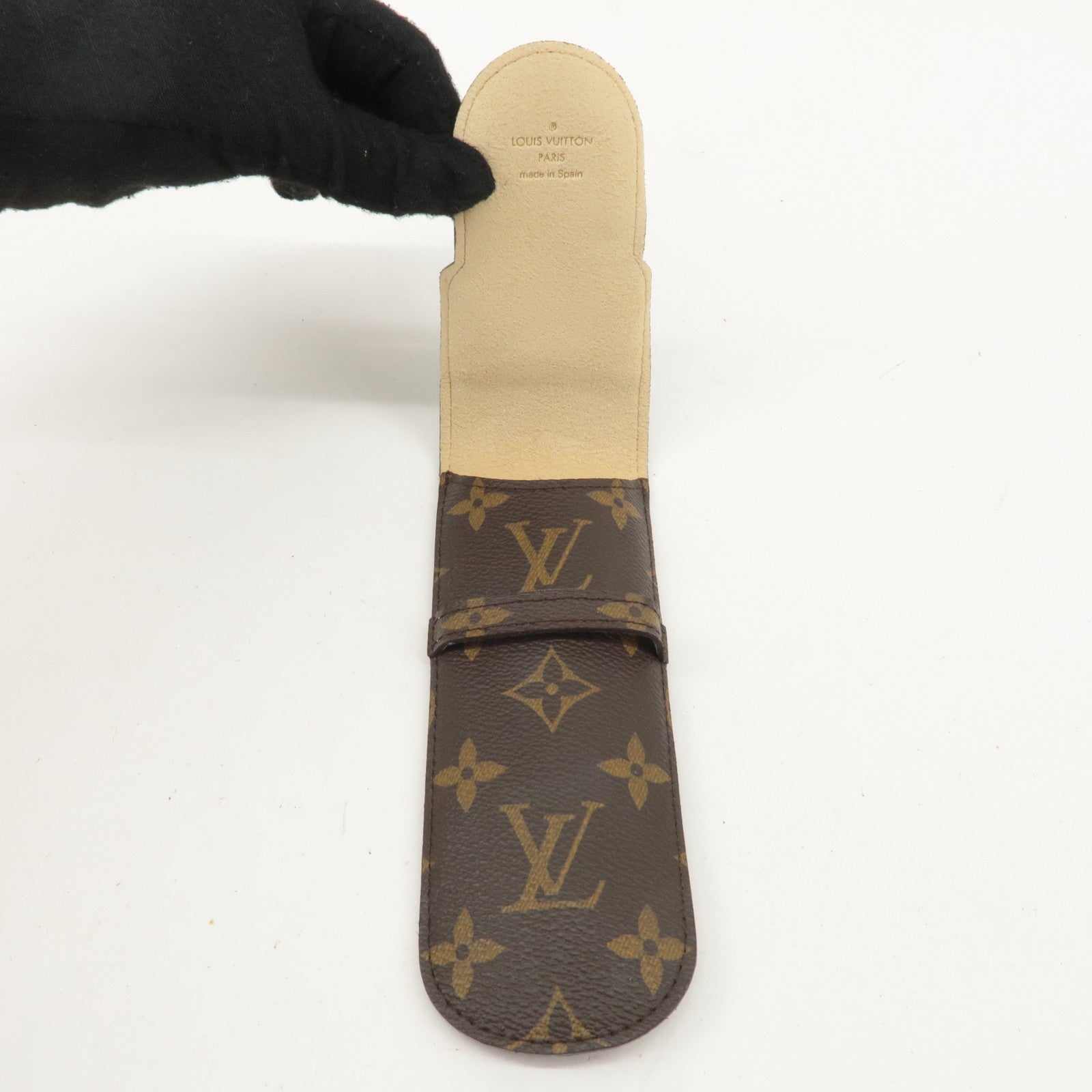 Louis Vuitton Monogram etui stylo Pen Case Brown M62990