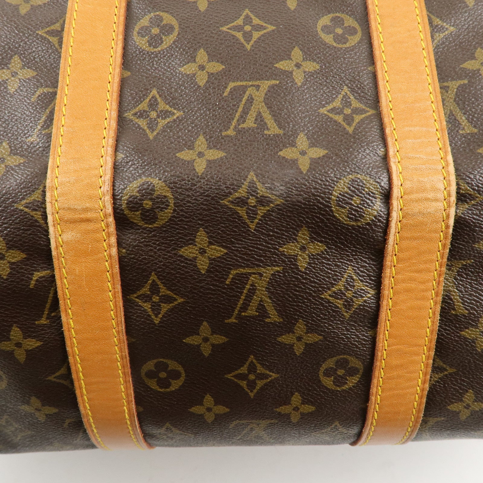 Louis Vuitton Monogram Keep All Bandouliere 55 Boston Bag M41414