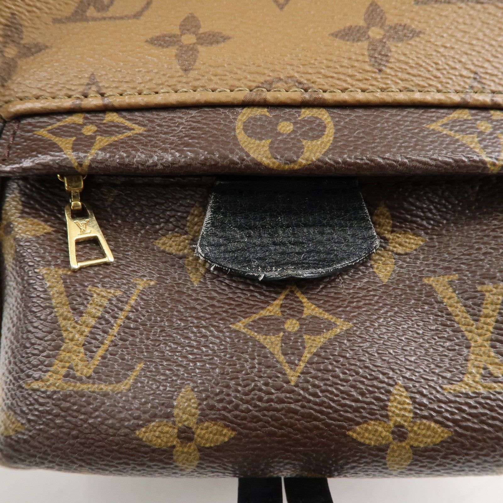 Louis Vuitton Monogram Reverse Palm Springs MINI Back Pack M44872