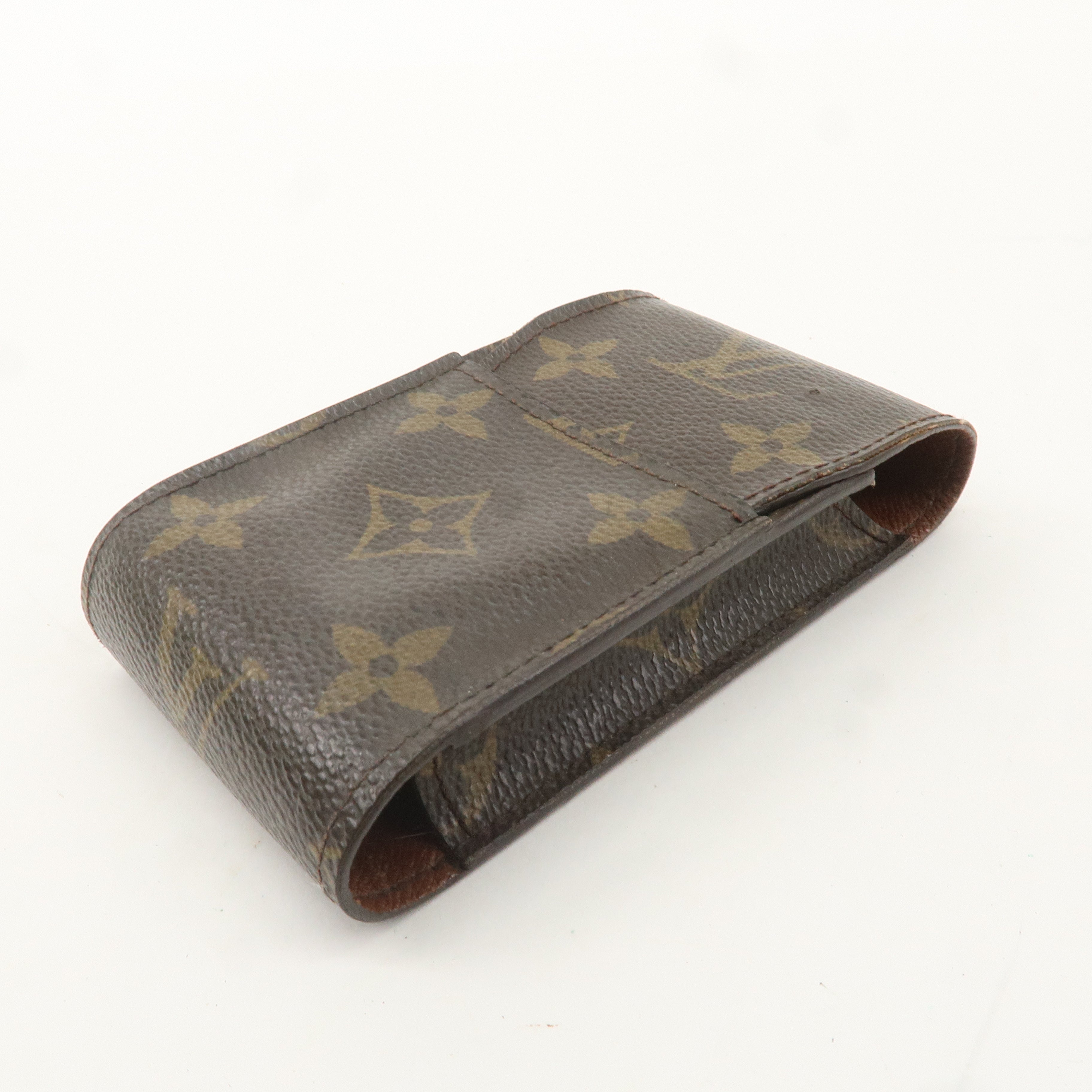 Louis Vuitton Monogram Set of 3 Etui Cigarette Case Brown M63024