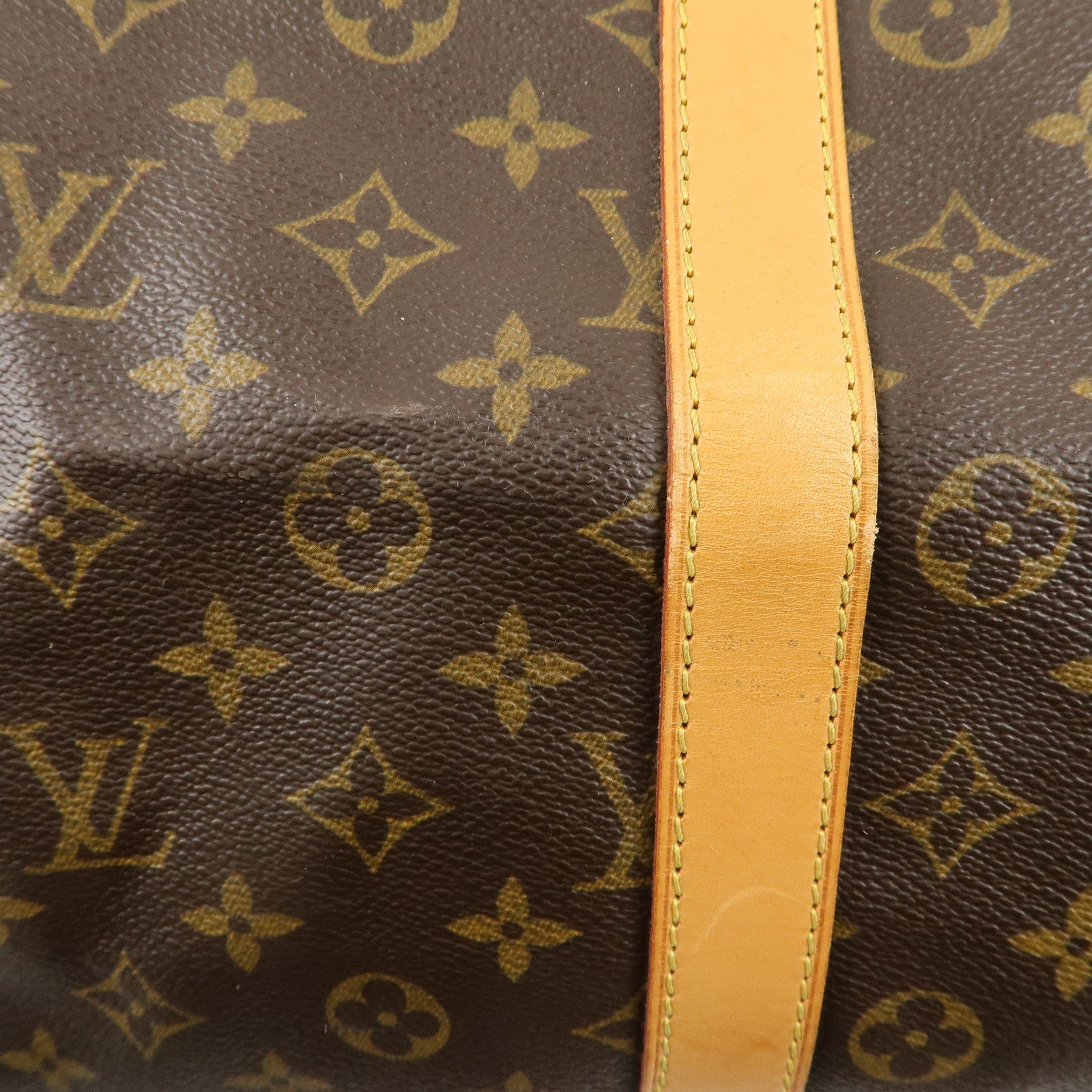 Louis Vuitton Monogram Keep All Bandouliere 55 Boston Bag M41414