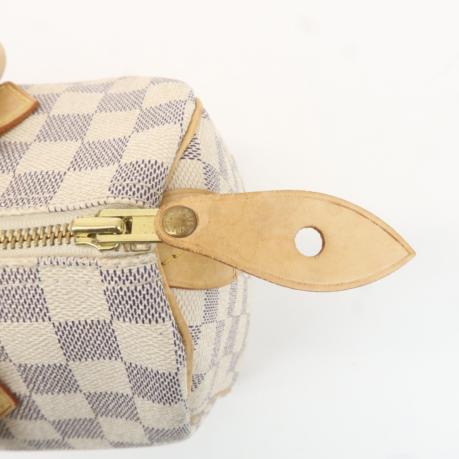 Louis Vuitton Damier Azur Speedy 25 Boston Hand Bag N41534