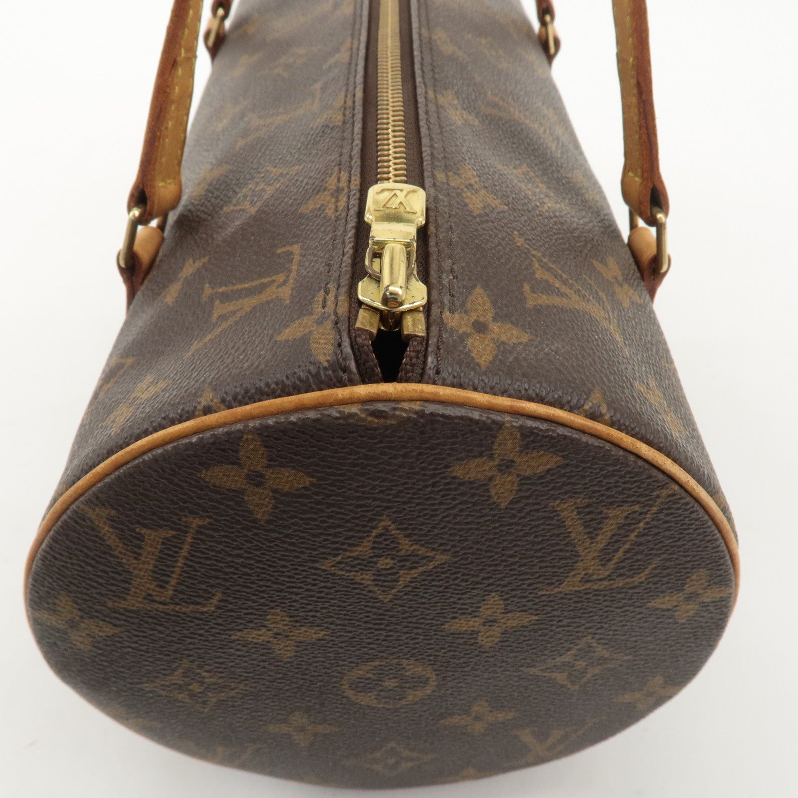 Louis Vuitton Monogram Papillon 30 Hand Bag New Style Brown M51385