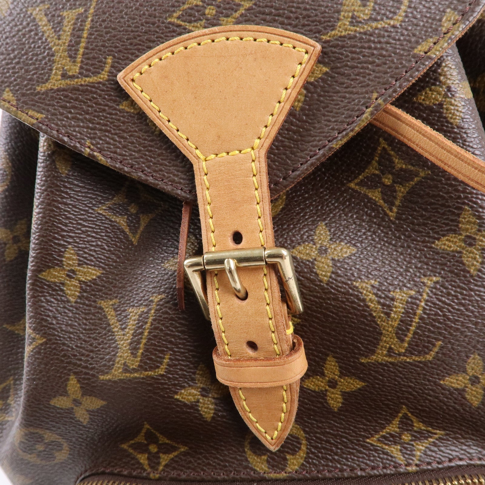 Louis Vuitton Monogram Montsouris MM Back Pack Backpack  M51136