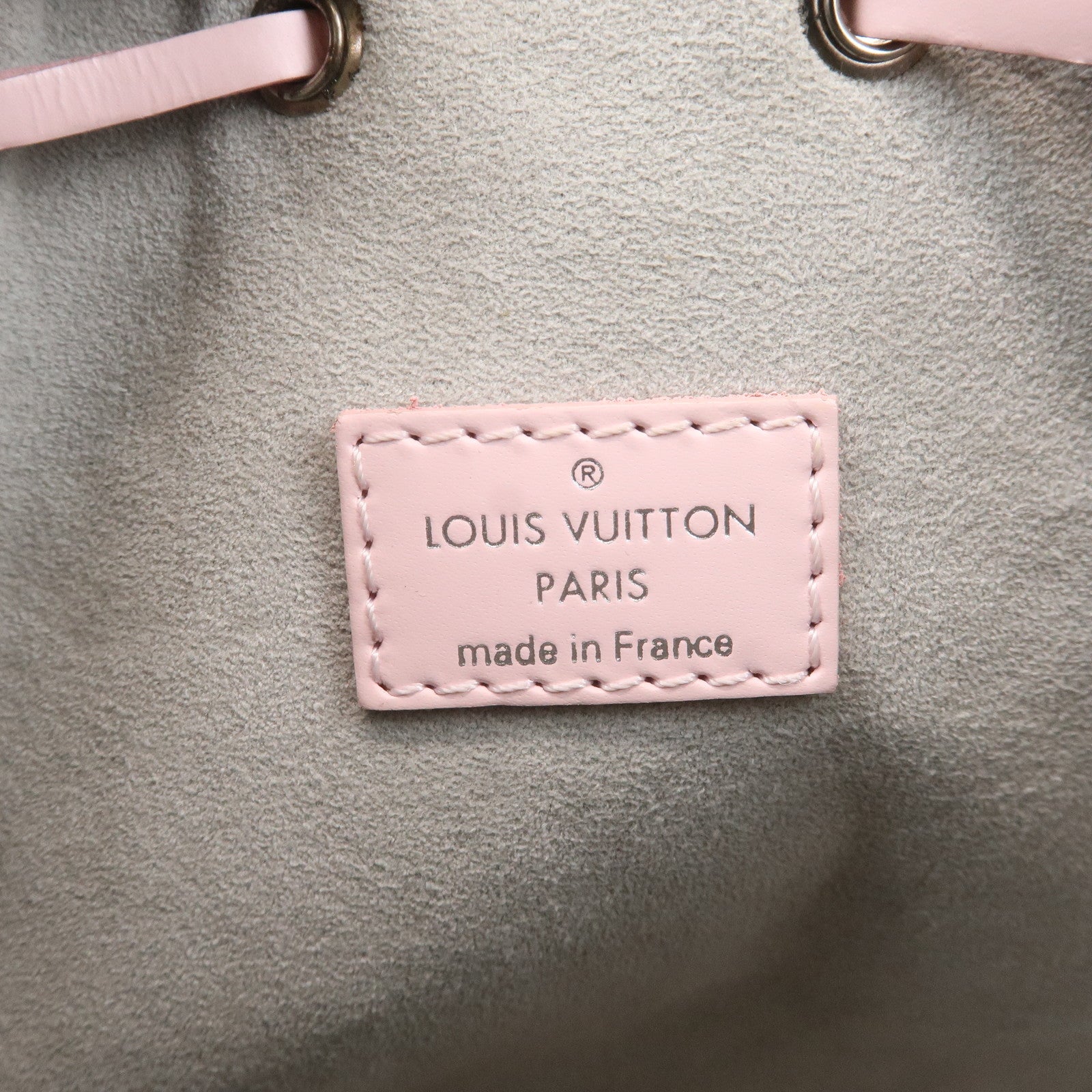 Louis Vuitton Epi Nano Noe Shoulder Bag Pink Blue M42502