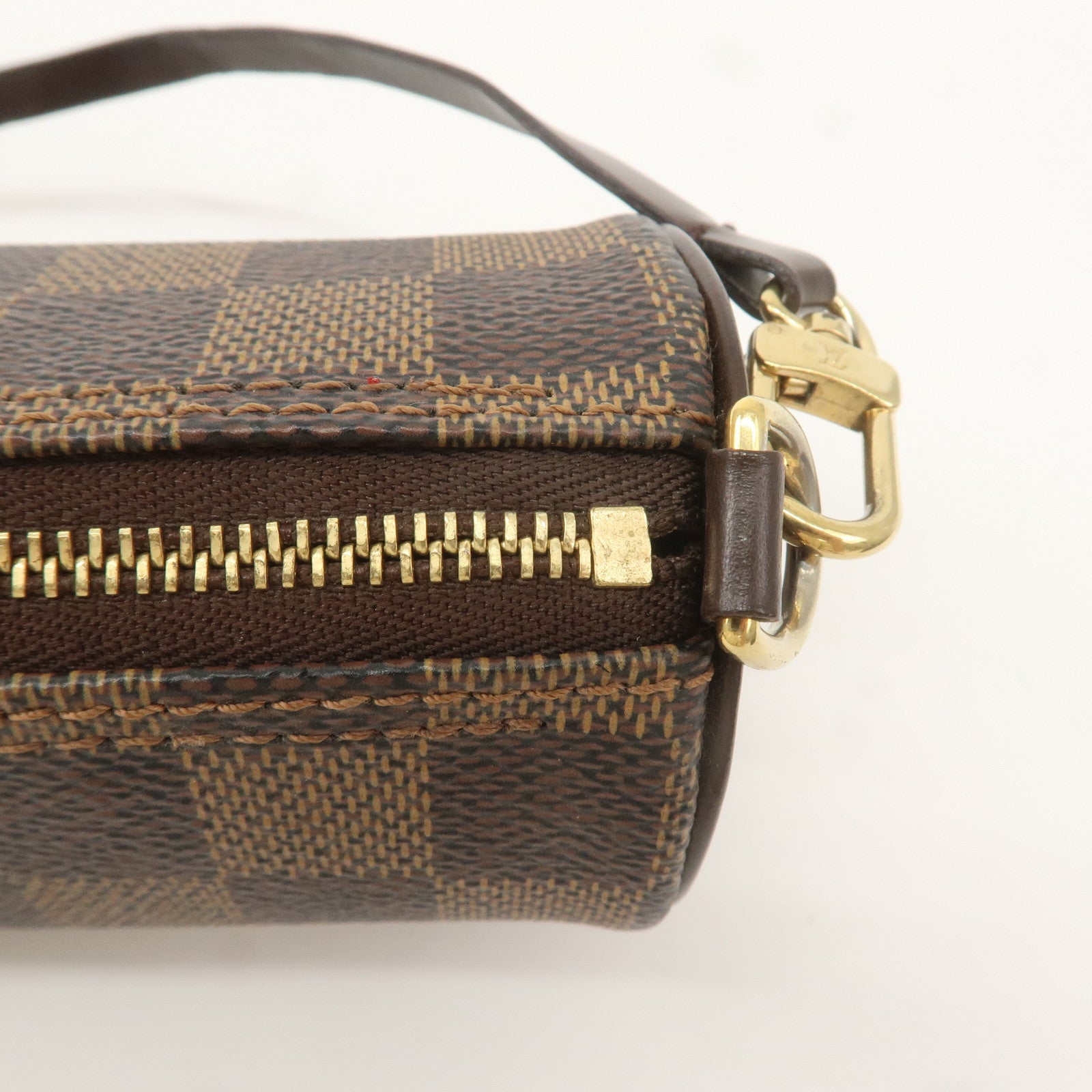 Louis Vuitton Damier Mini Pouch for Papillon Bag Brown