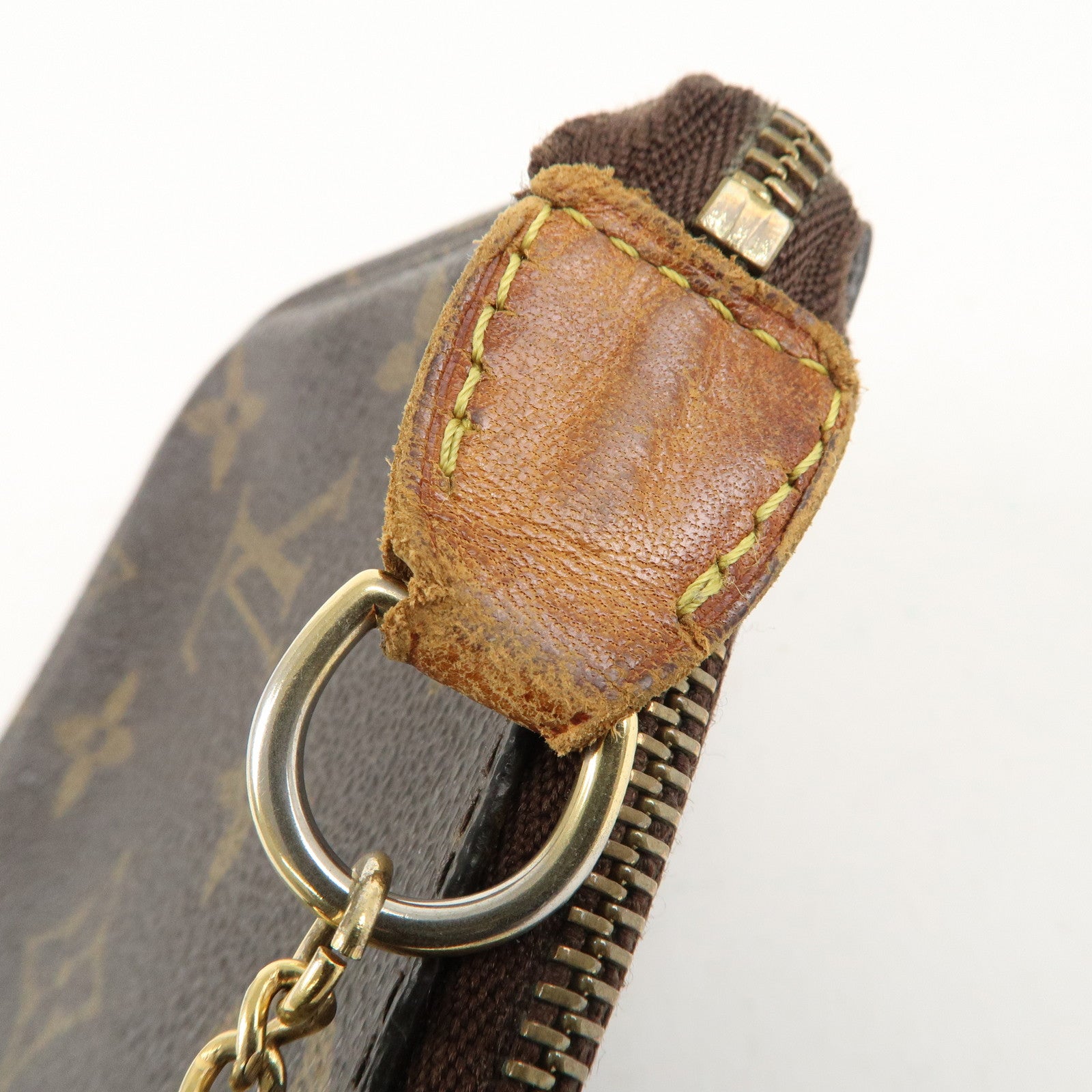 Louis Vuitton Monogram Mini Pochette Accessoires Brown M58009