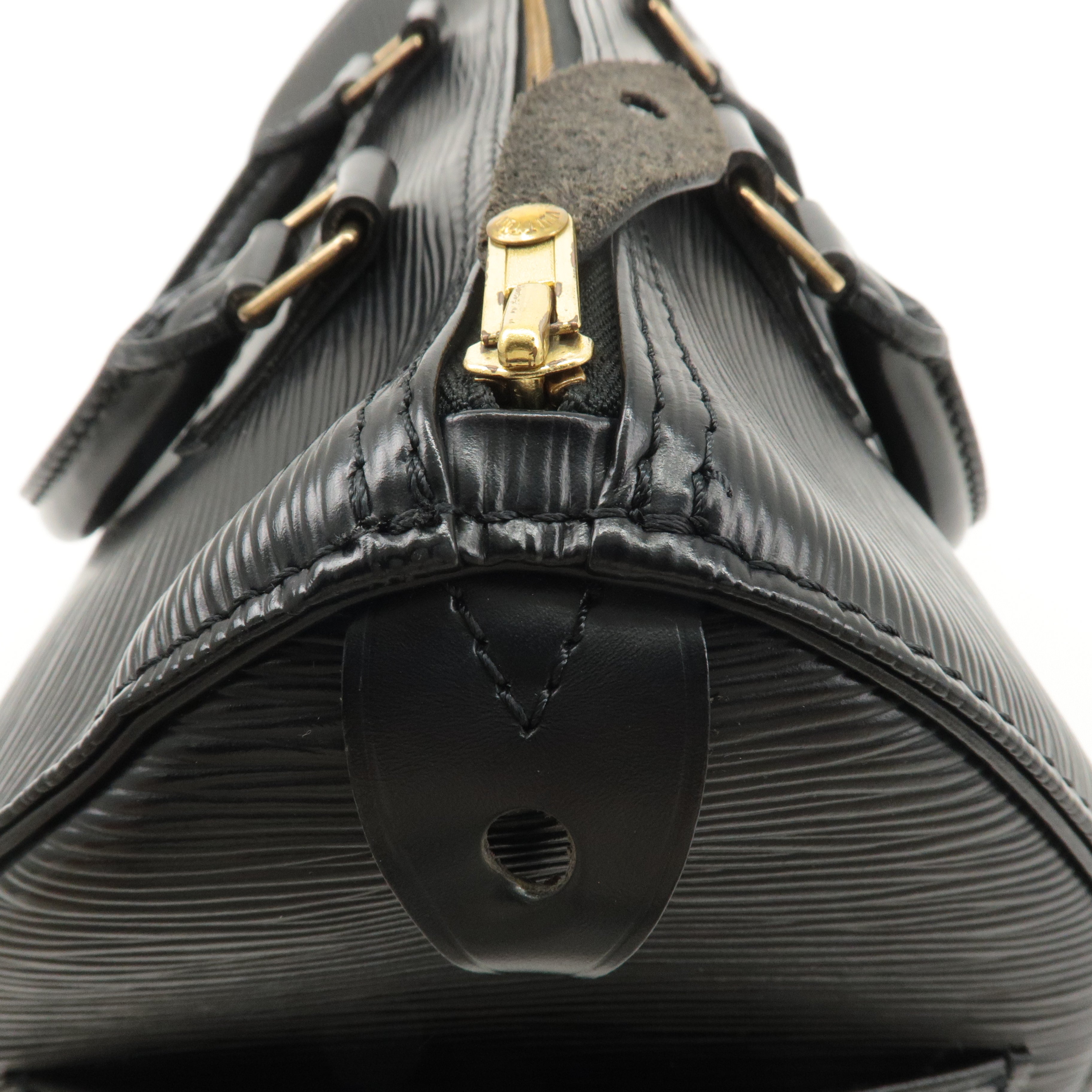 Louis Vuitton Epi Speedy 30 Leather Hand Bag Black Noir M59022