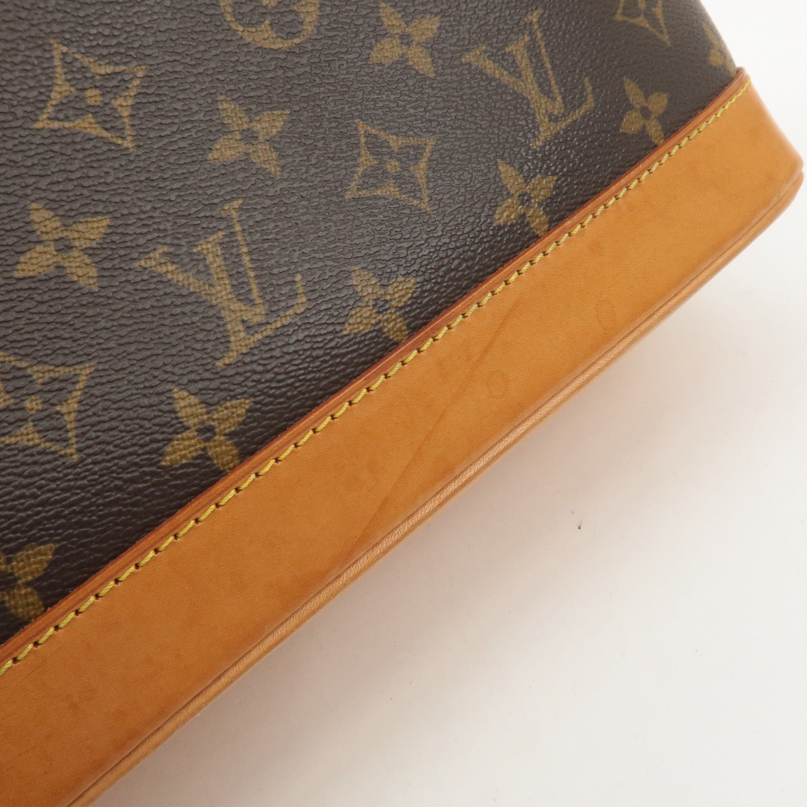 Louis Vuitton Monogram Alma Hand Bag Brown M51130