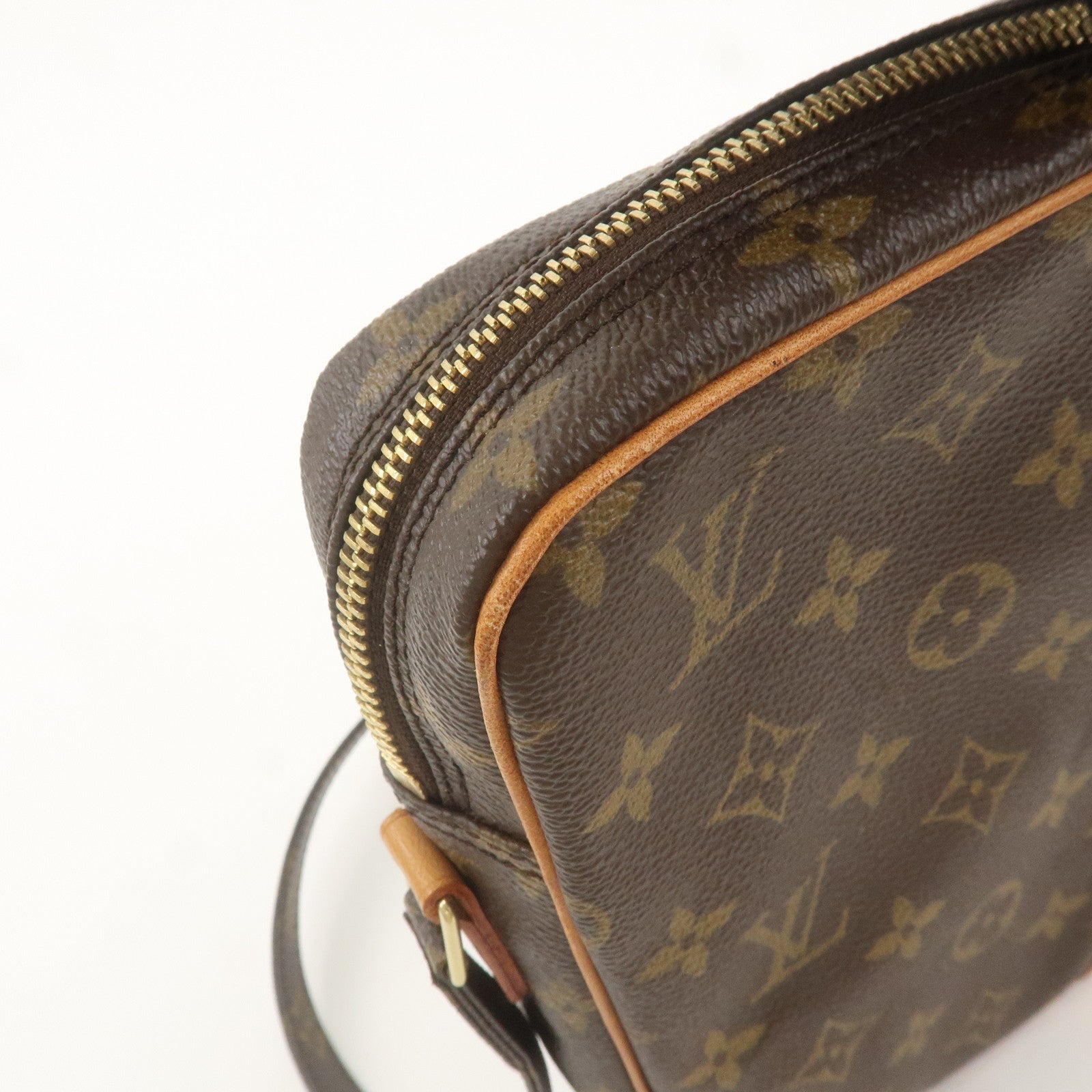 Louis Vuitton Monogram Danube Shoulder Bag Brown M45266