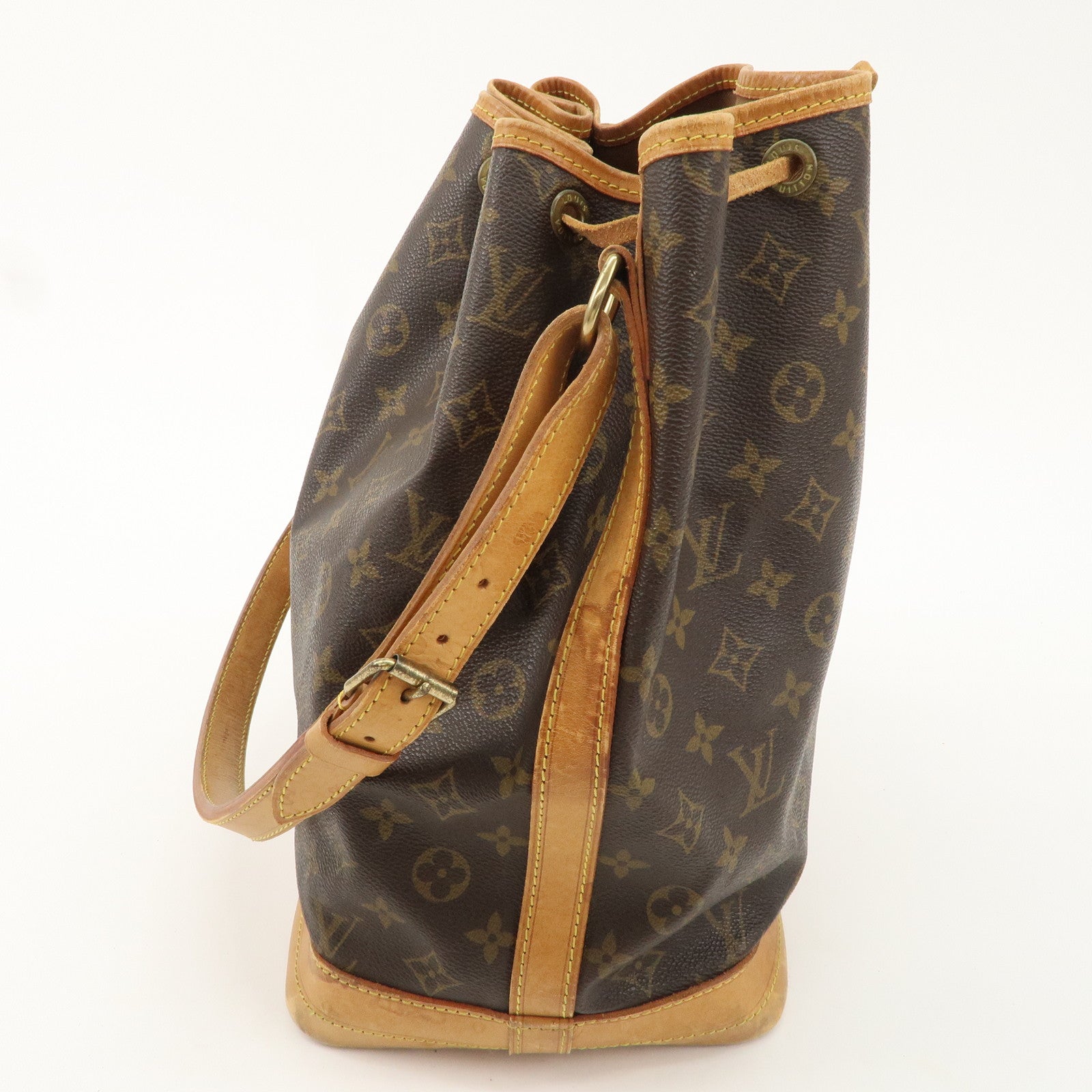 Louis Vuitton Monogram Noe Shoulder Bag Hand Bag Brown M42224