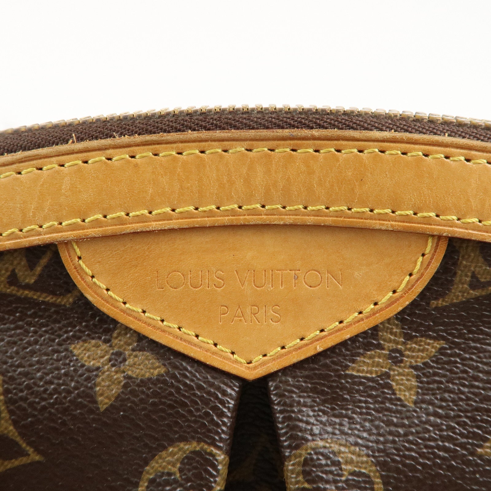 Louis Vuitton Monogram Tivoli PM Hand Bag Brown M40143