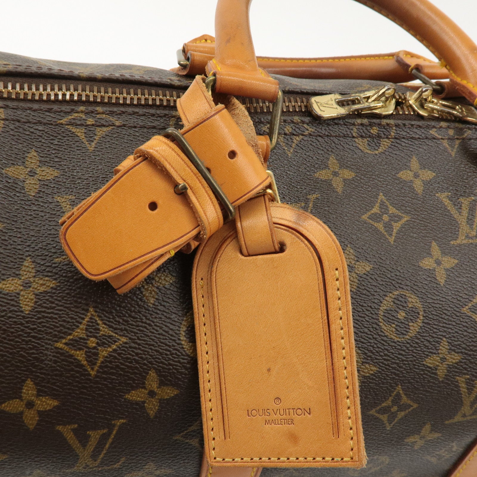 Louis Vuitton Monogram Keep All Bandouliere 50 Boston Bag M41416