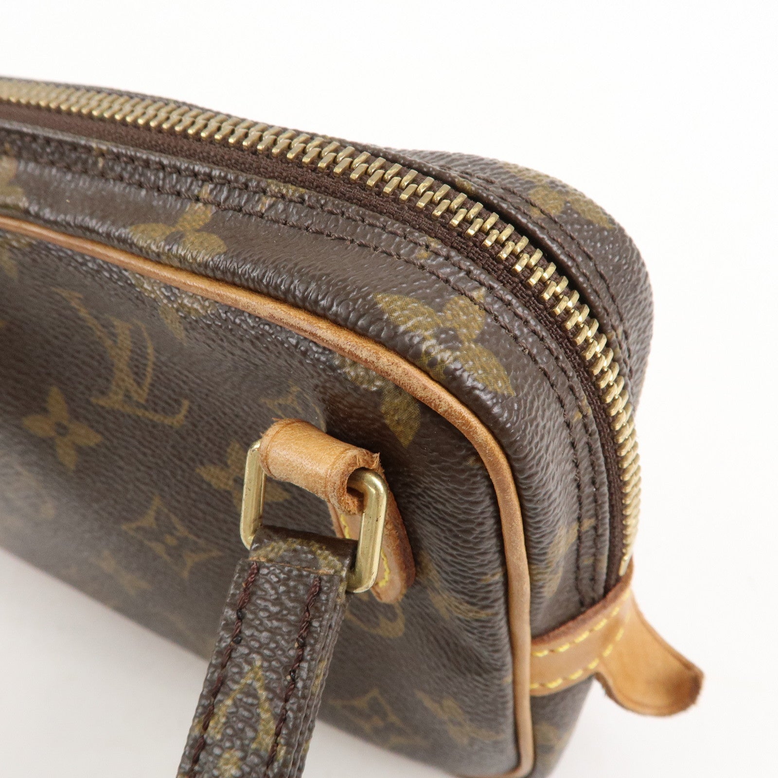 Louis Vuitton Monogram Pochette Marly Bandouliere Brown M51828