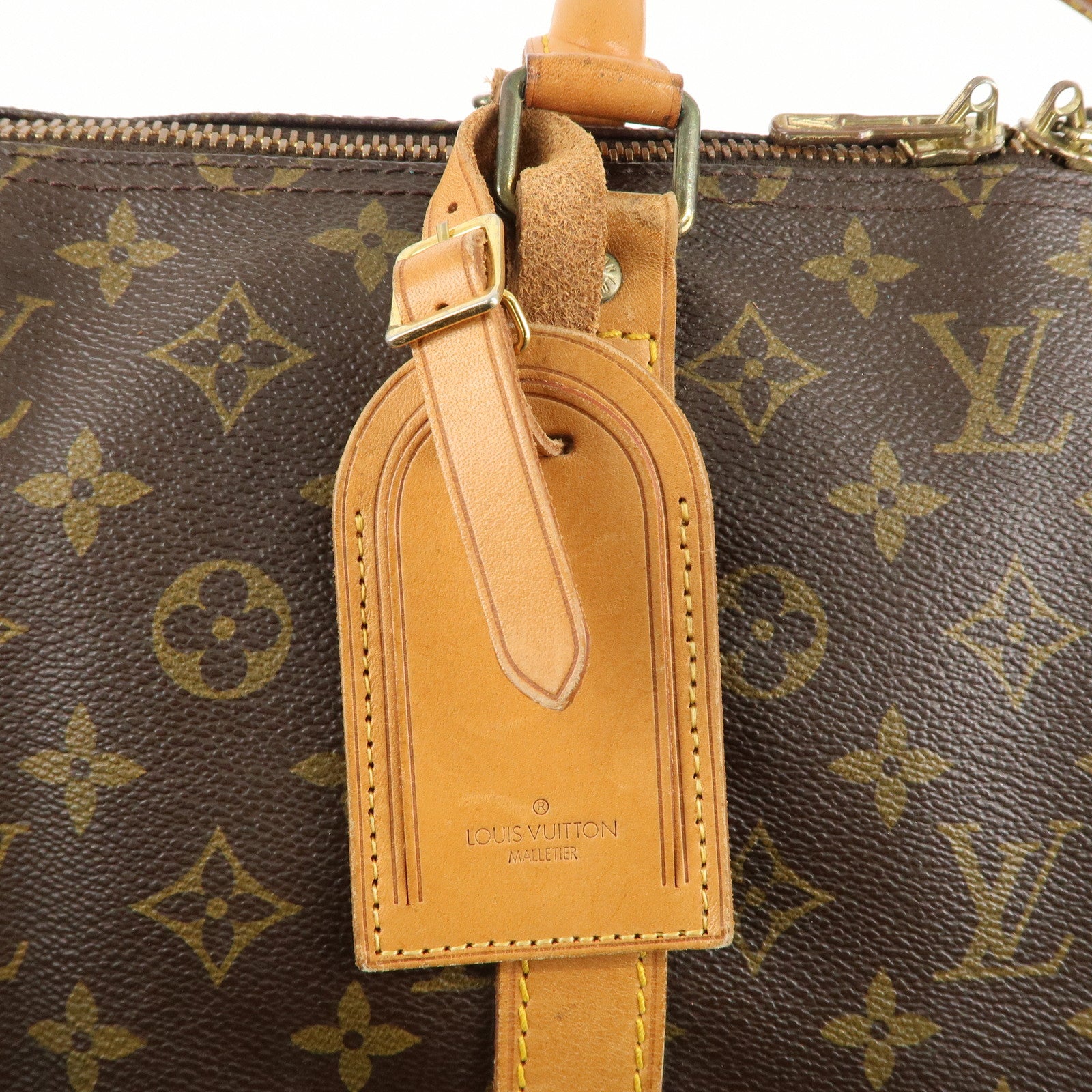 Louis Vuitton Monogram Keep All Bandouliere 55 Boston Bag M41414