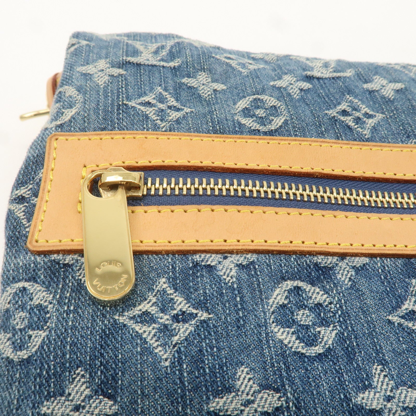 Louis Vuitton Monogram Denim Baggy GM Shoulder Bag M95048