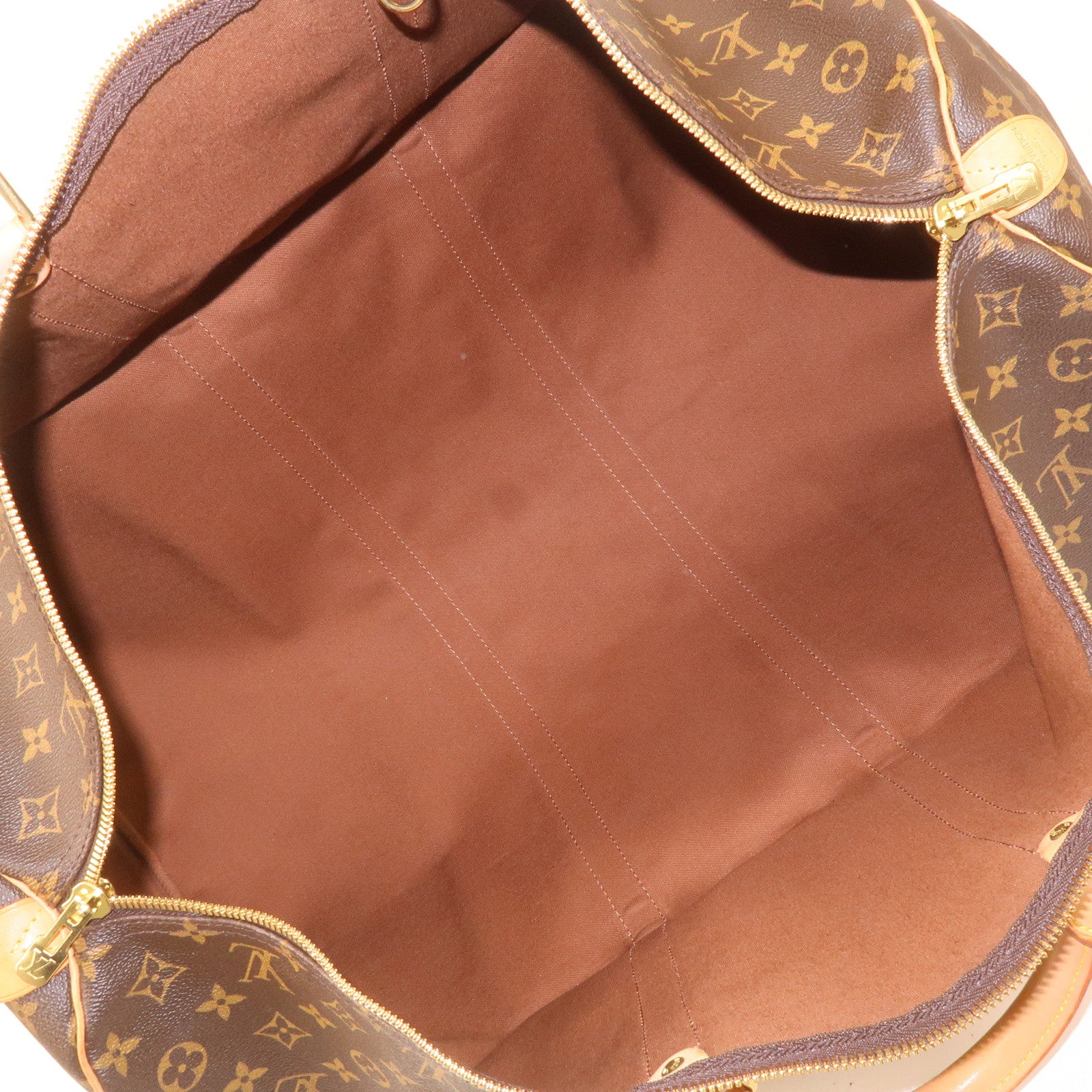 Louis Vuitton Monogram Keep All 60 Boston Bag Brown M41422