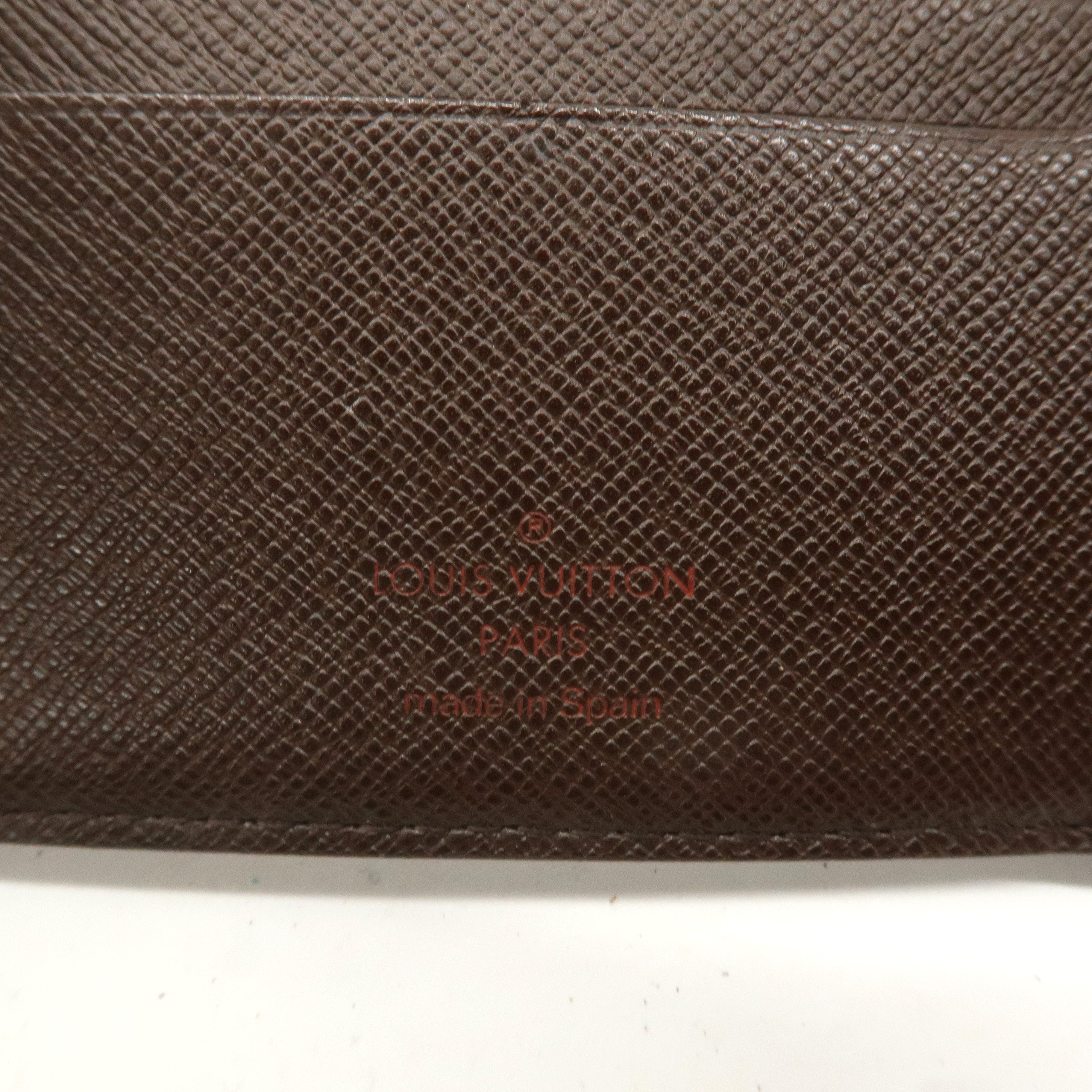 Louis Vuitton Damier Ebene Portefeuille Marco Wallet N61675