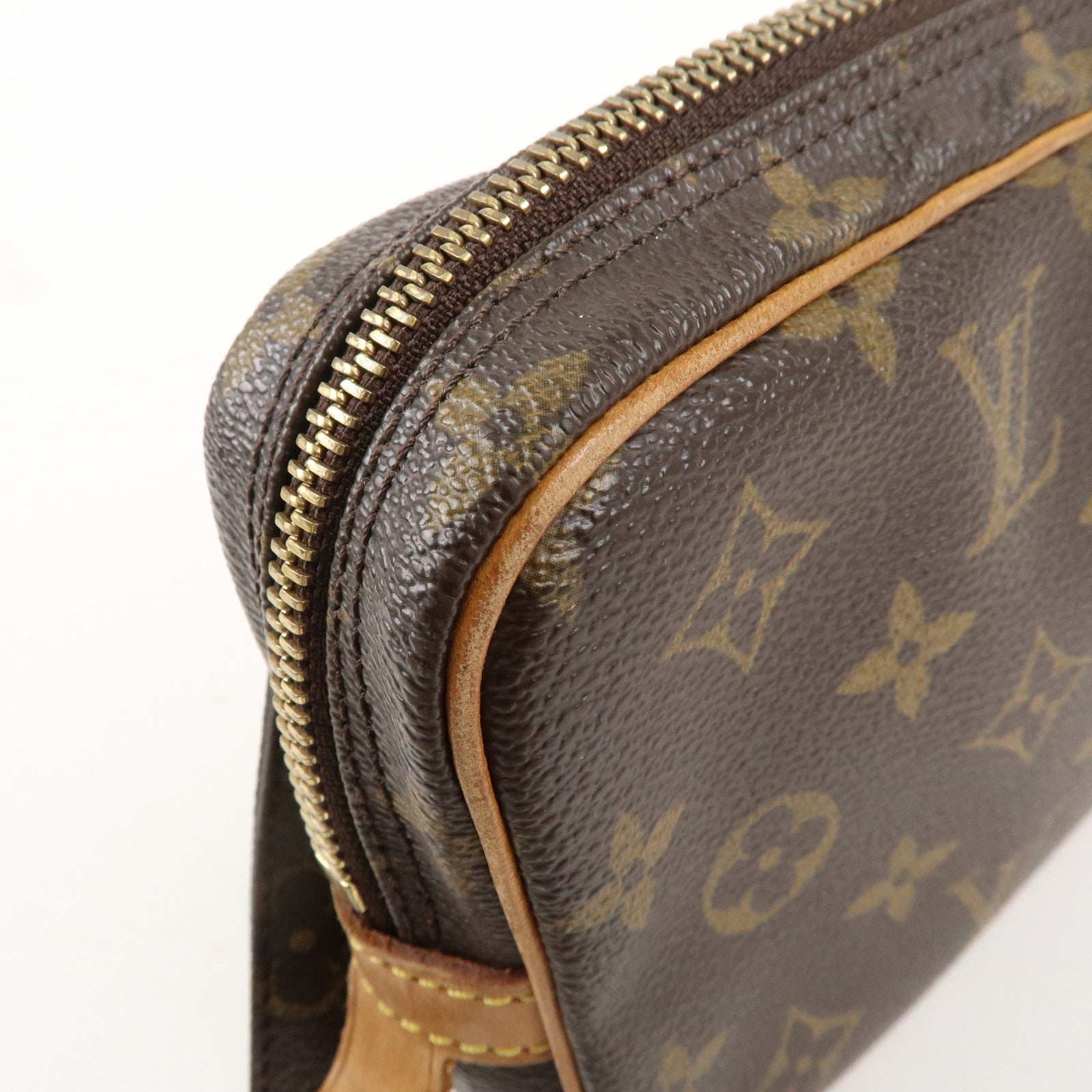 Louis Vuitton Monogram Pochette Marly Bandouliere Brown M51828